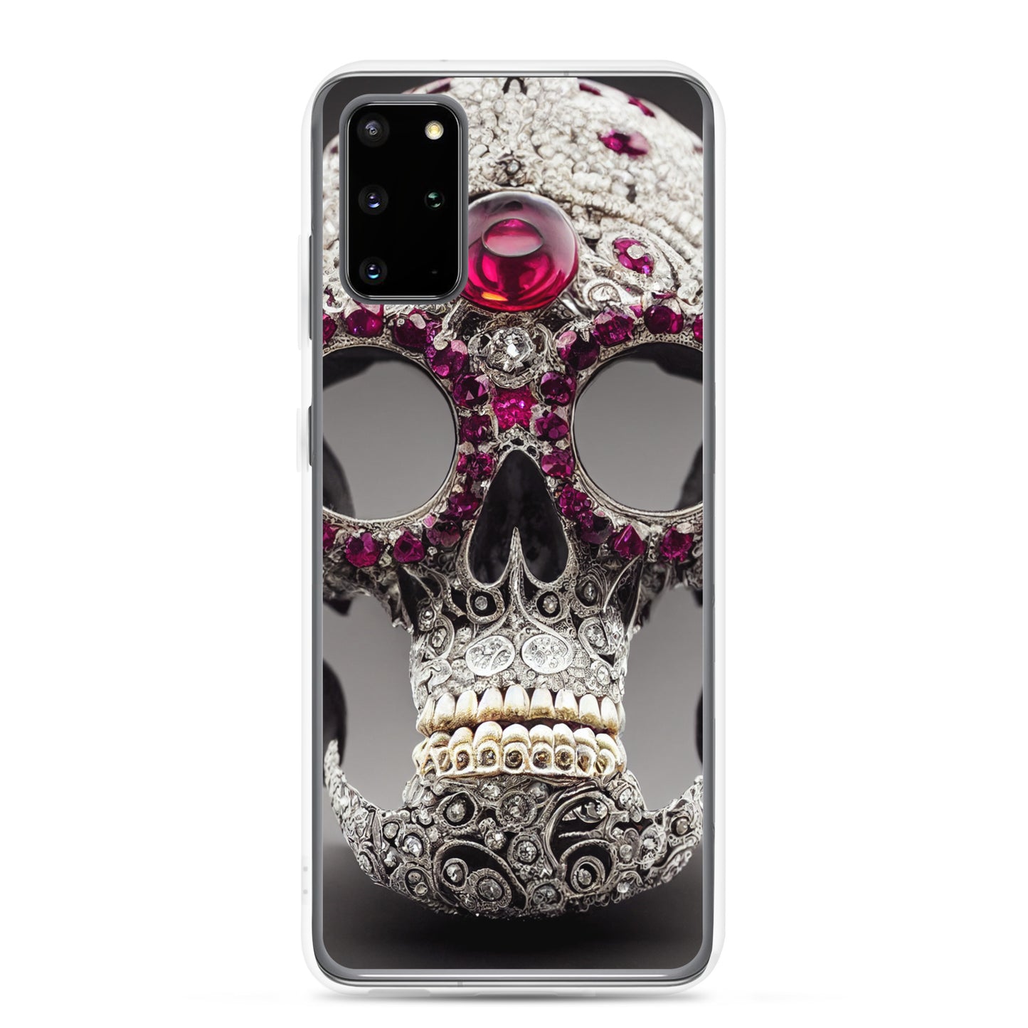 Samsung Case - Diamond Encrusted Skull
