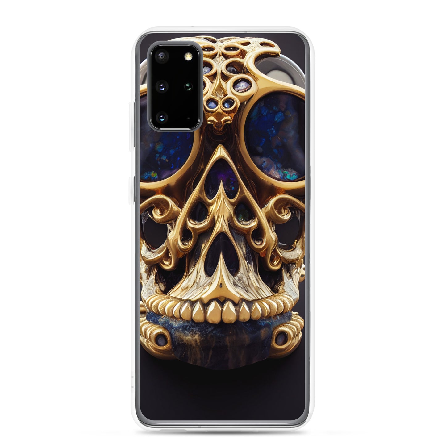 Samsung Case - Agate and Golden Skull