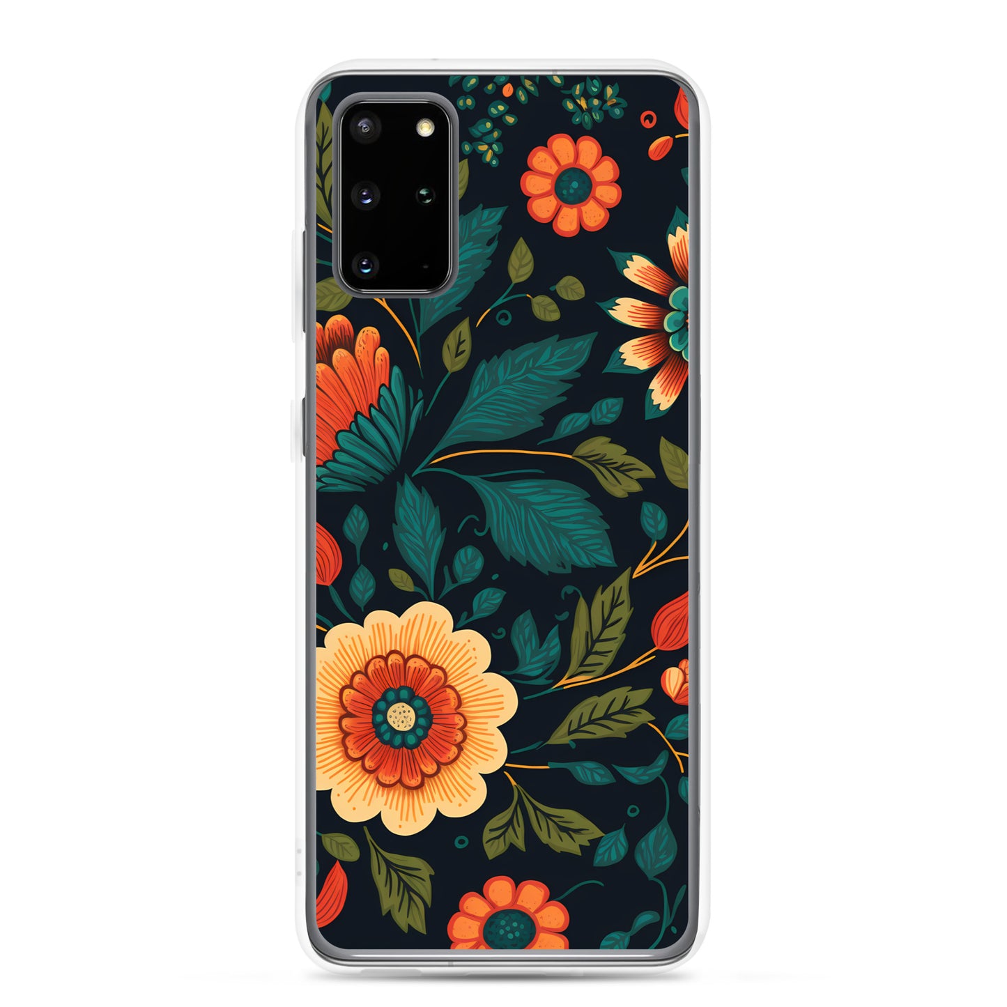 Samsung Case - Orange Florals