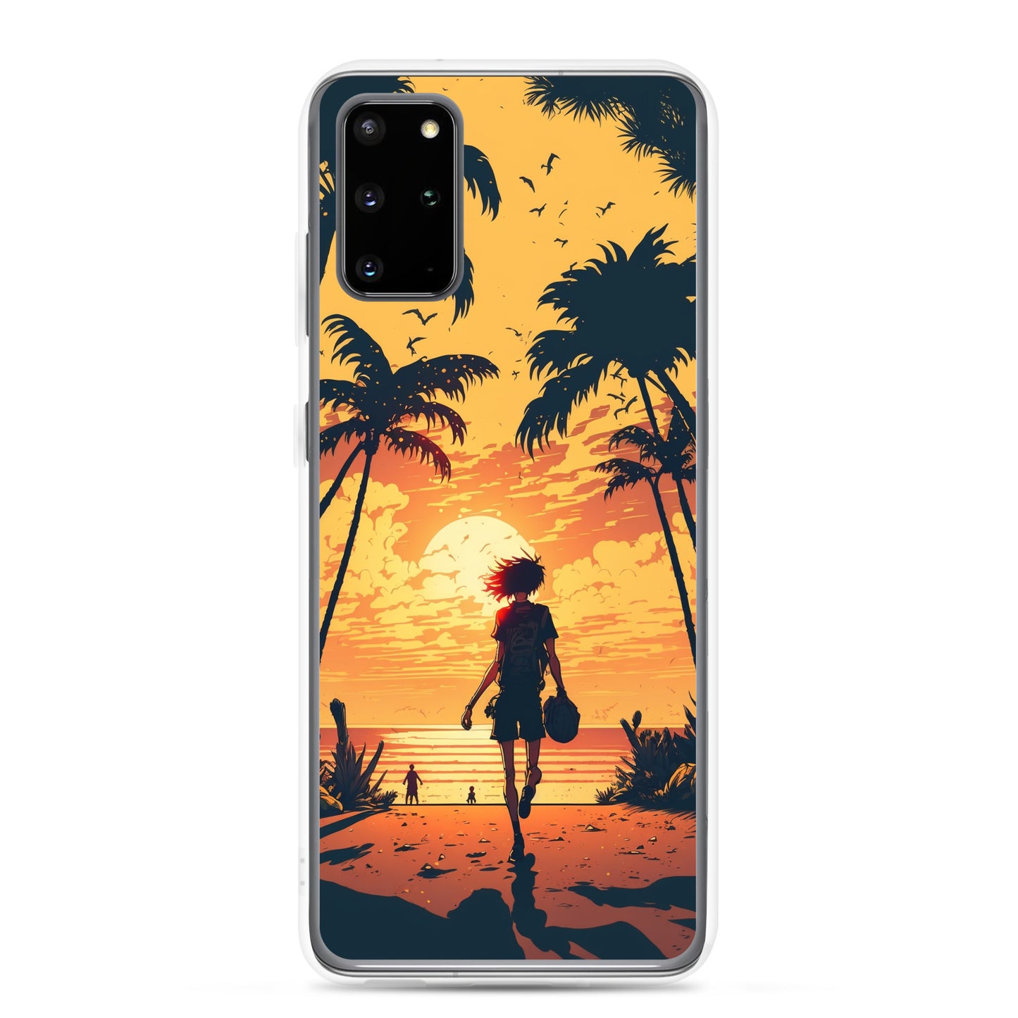 Samsung Case - Sunset Beachgoer