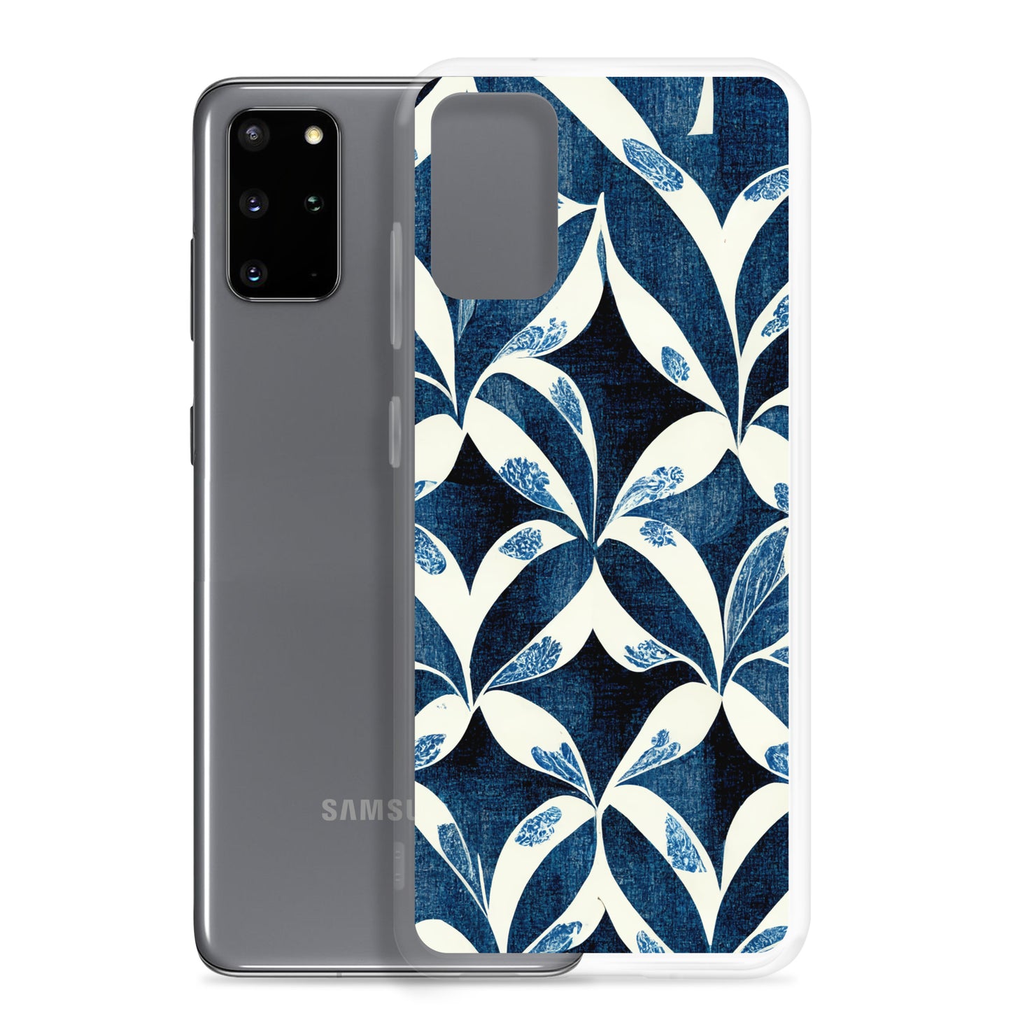 Samsung Case - Blue Leaf