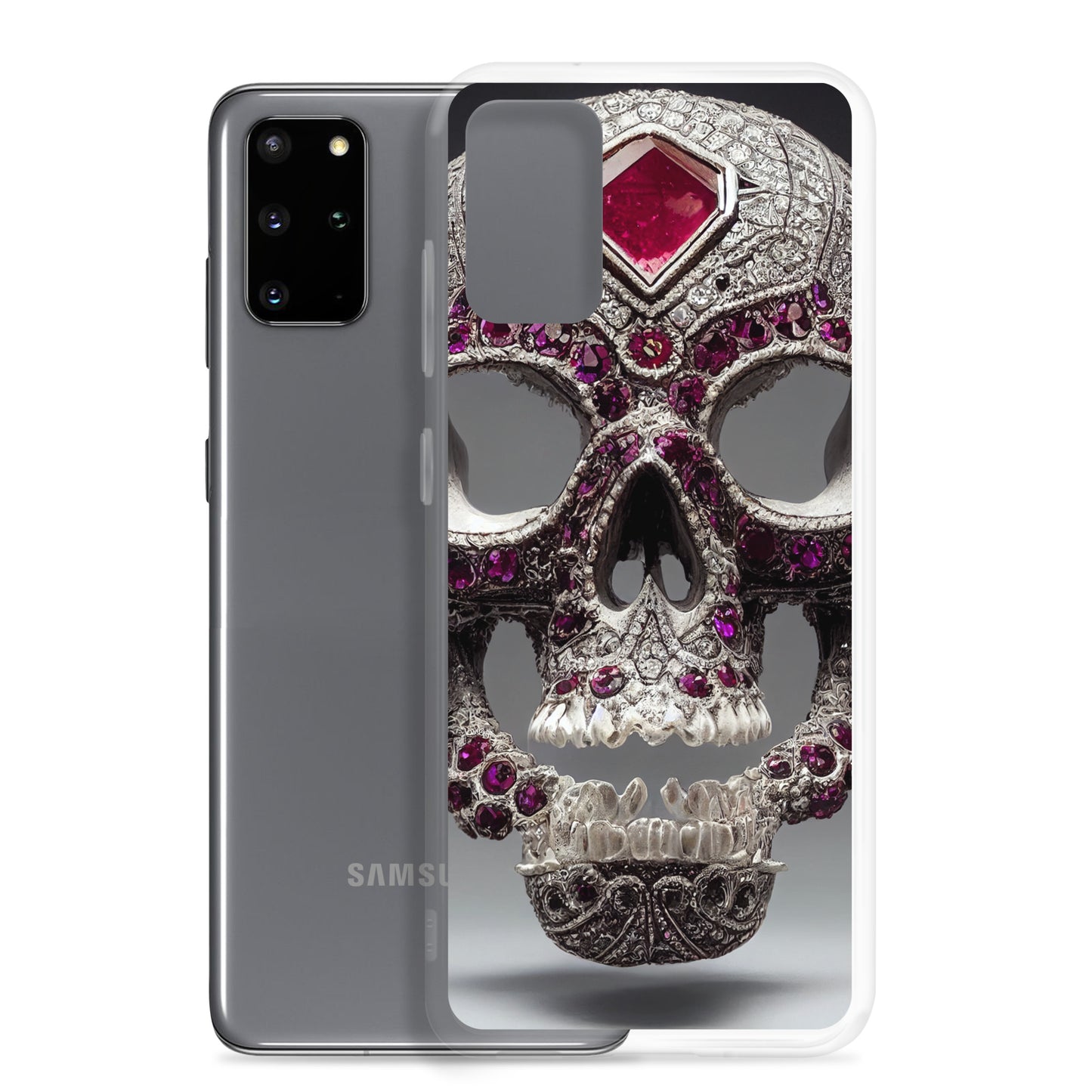 Samsung Case - Ornamental Ruby Skull