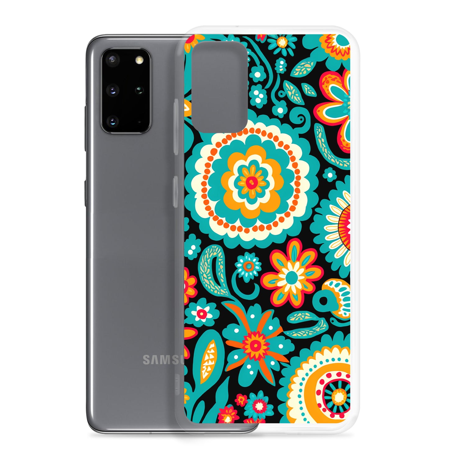 Samsung Case - Turquoise Floral