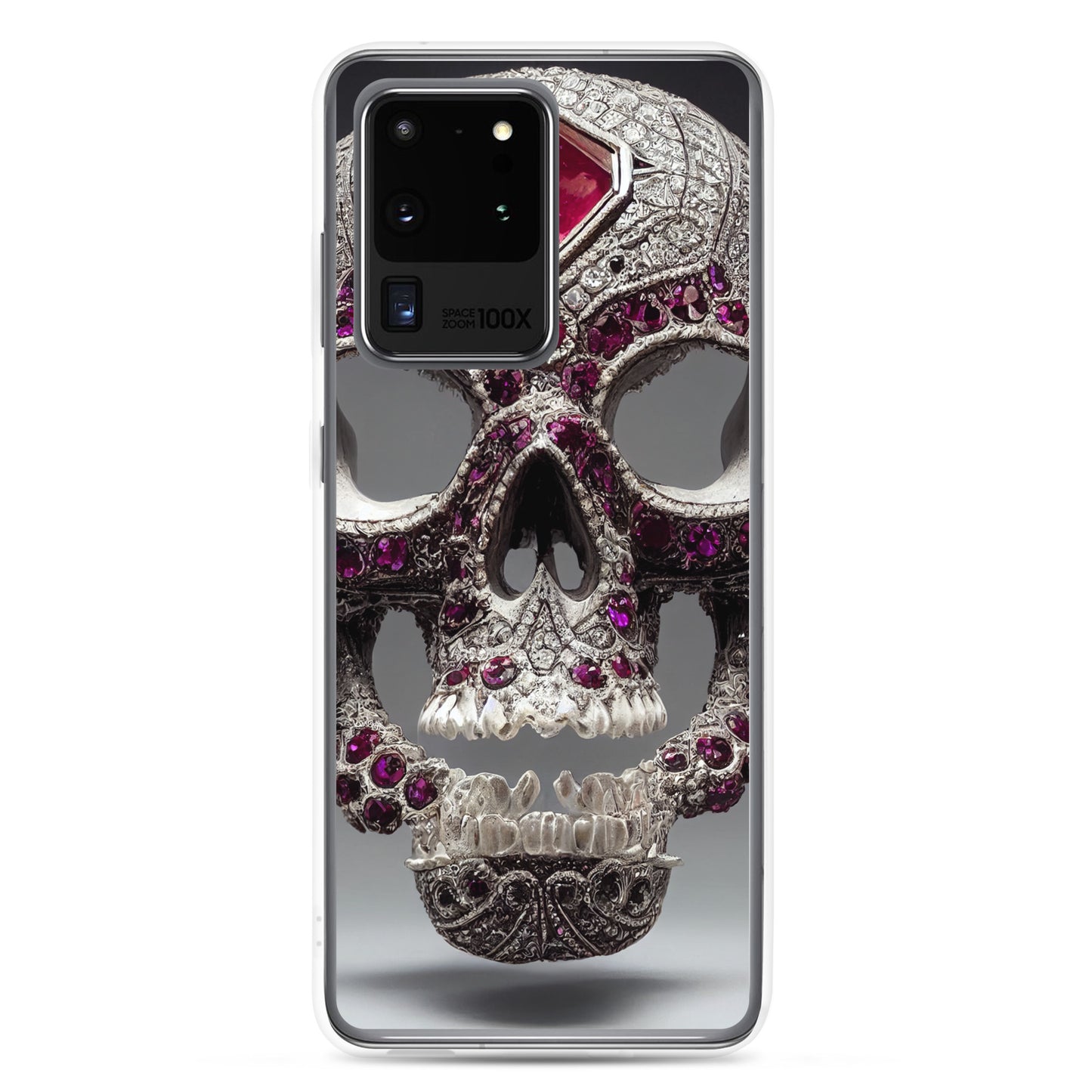 Samsung Case - Ornamental Ruby Skull