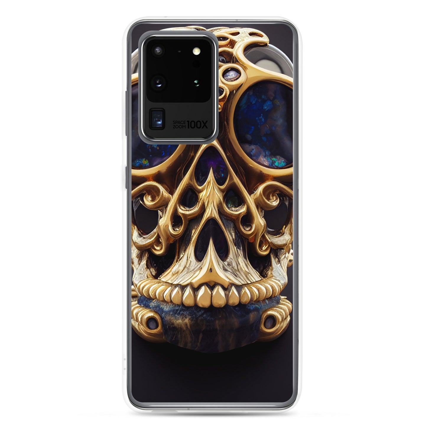 Samsung Case - Agate and Golden Skull
