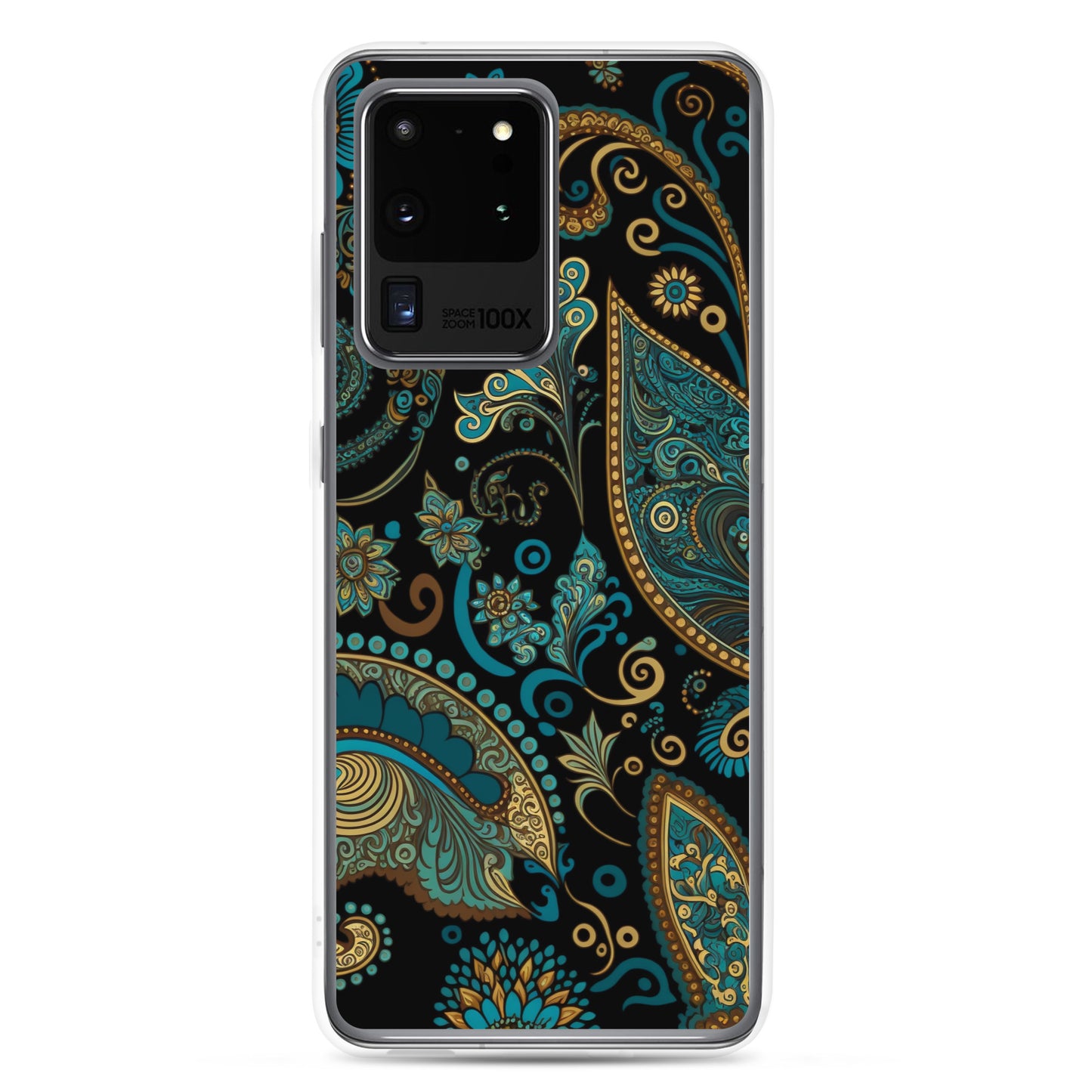 Samsung Case - Turquoise Paisley