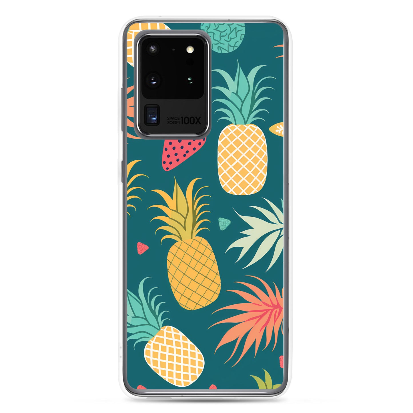 Samsung Case - Pineapples on Aqua