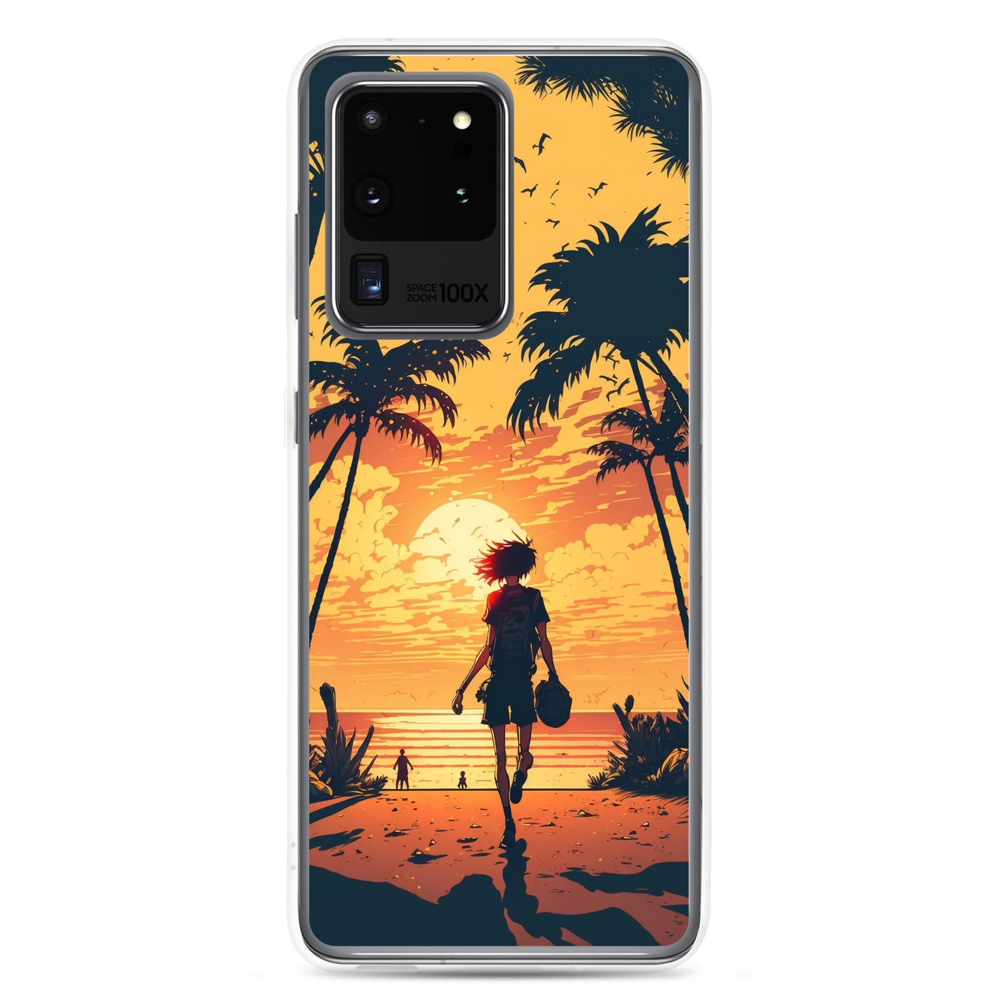 Samsung Case - Sunset Beachgoer