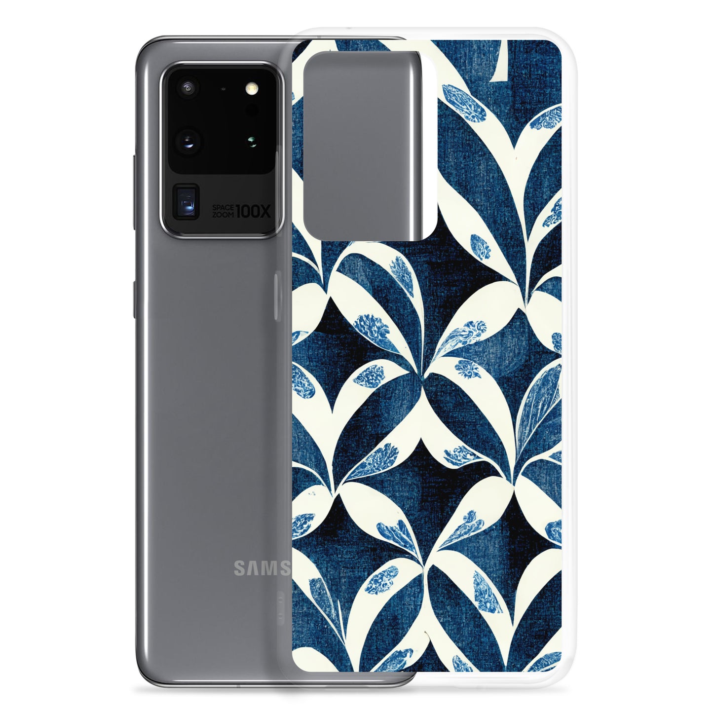 Samsung Case - Blue Leaf
