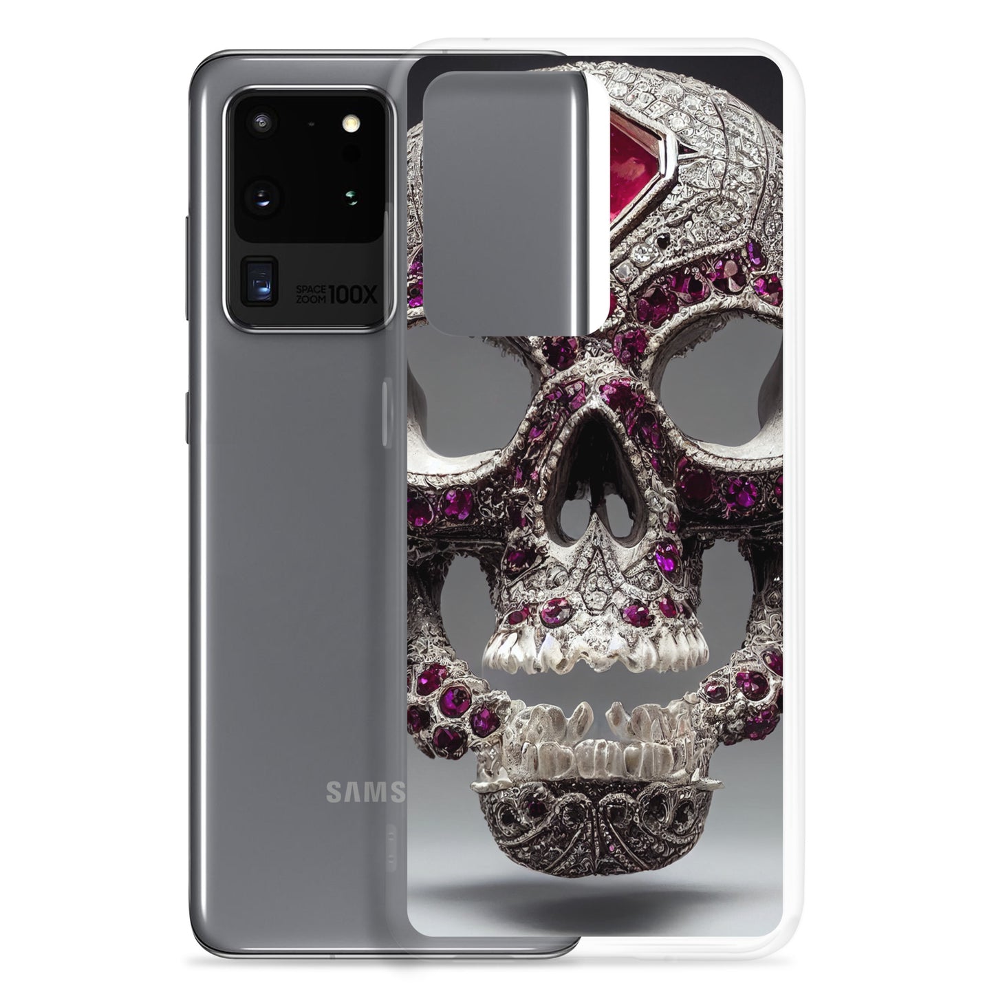 Samsung Case - Ornamental Ruby Skull