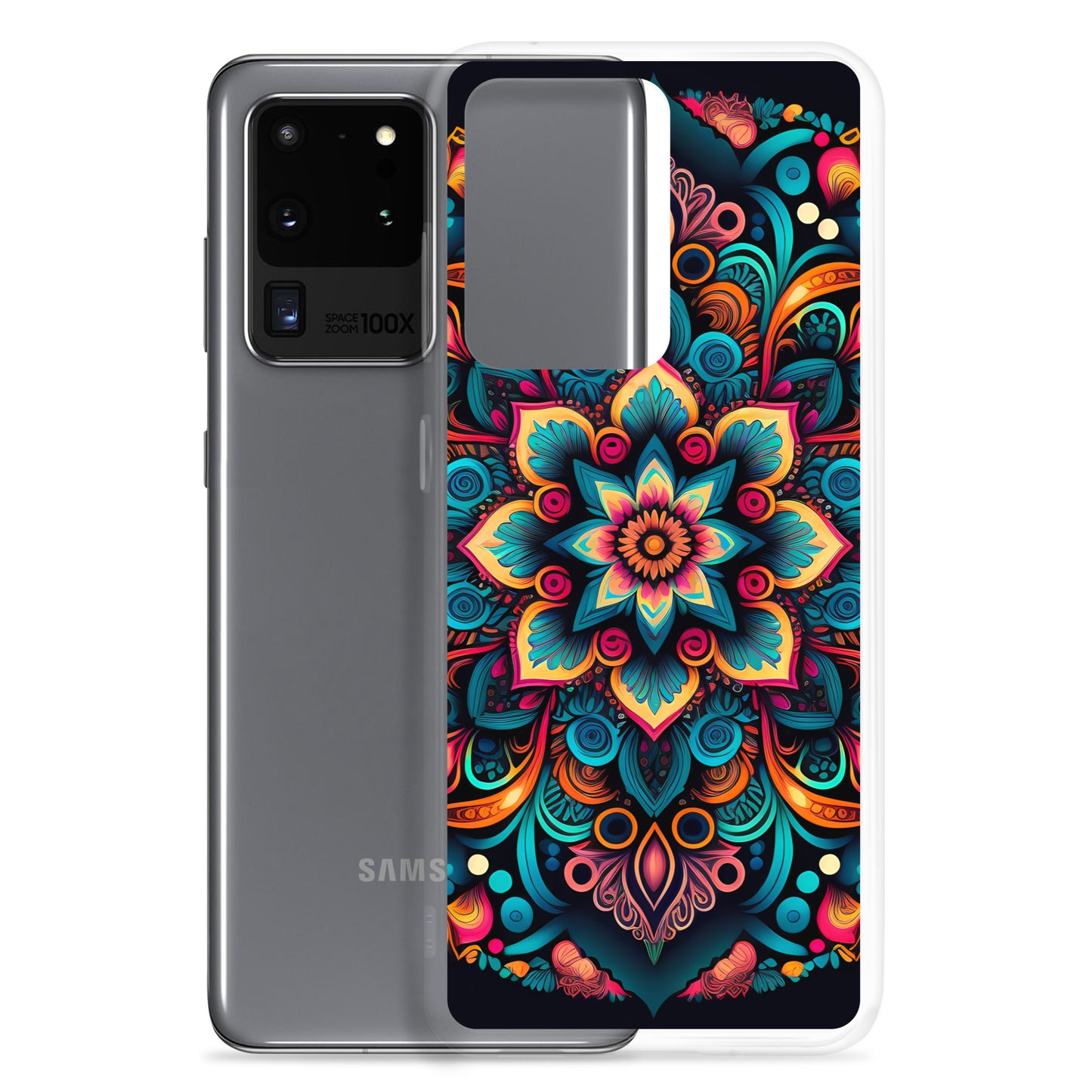 Samsung Case - Neon Mandala