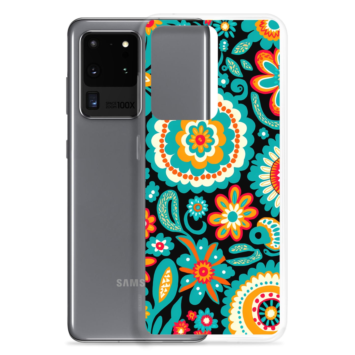 Samsung Case - Turquoise Floral