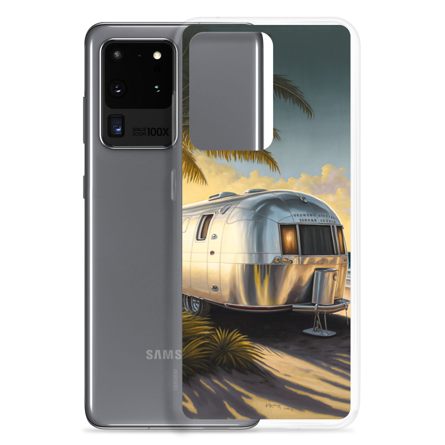 Samsung Case - Chrome Beach Camper