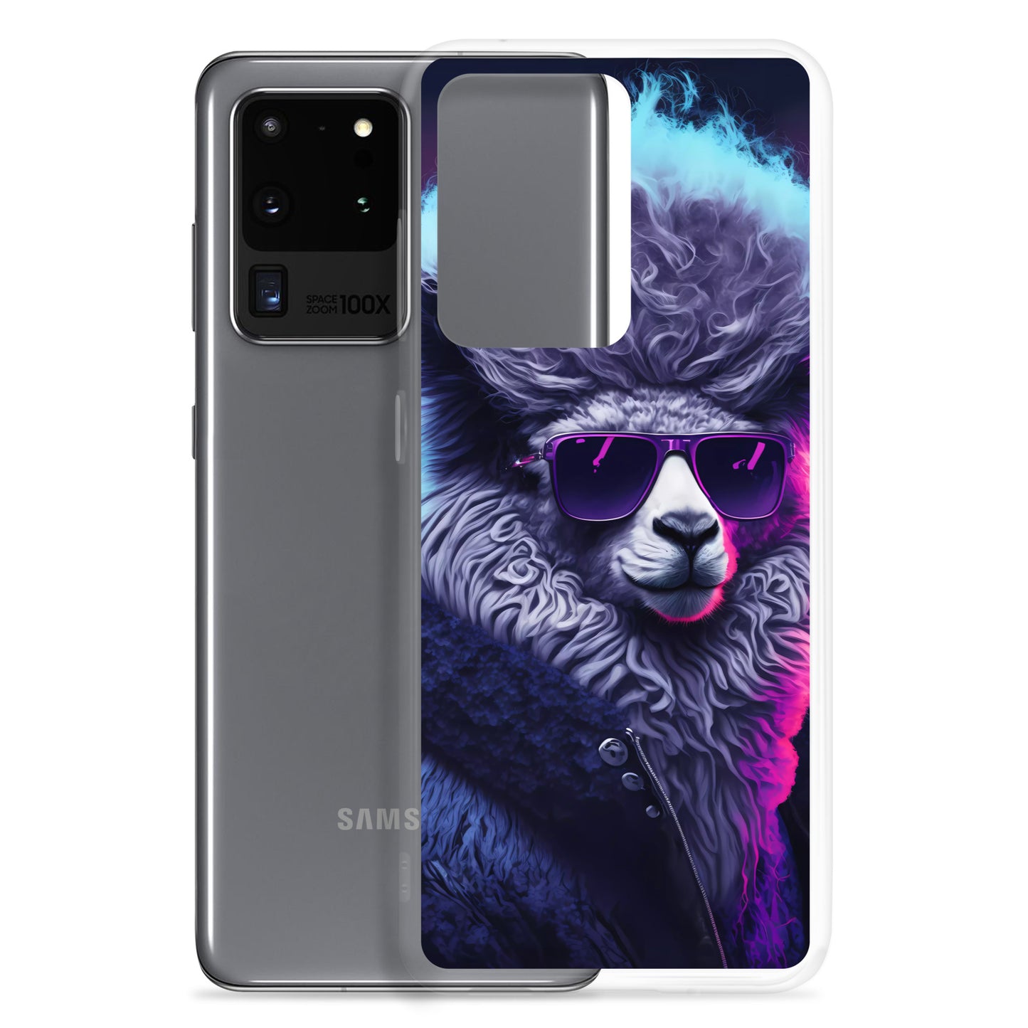 Samsung Case - Synthwave Punk Llama
