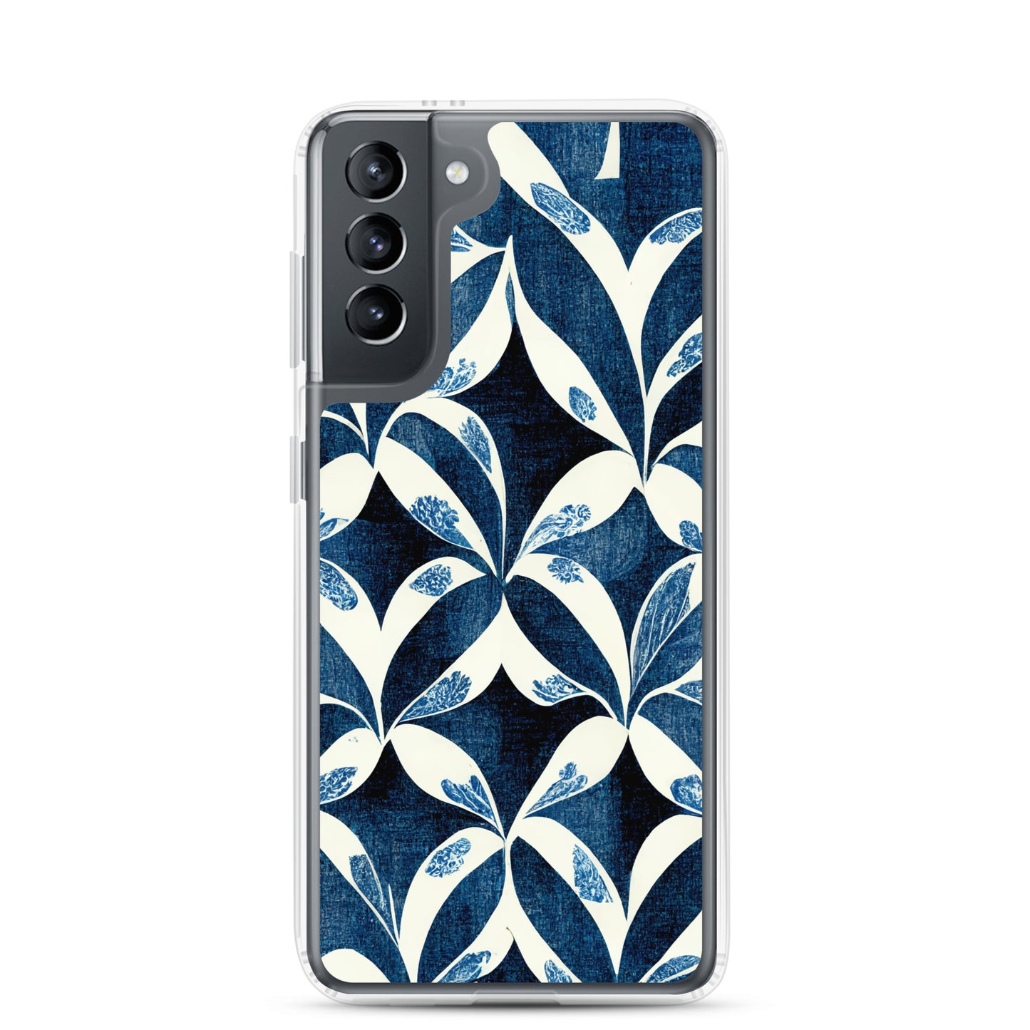 Samsung Case - Blue Leaf