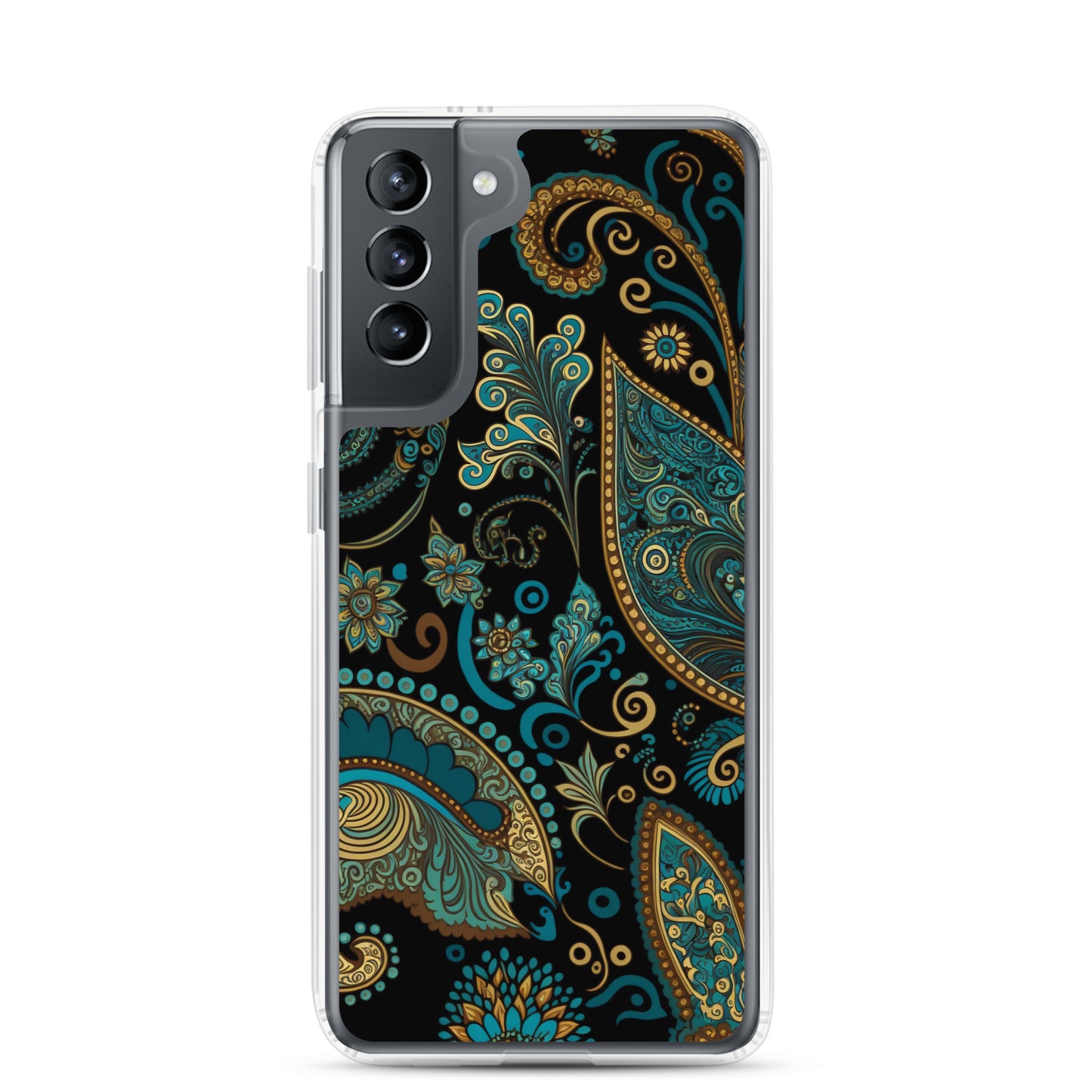 Samsung Case - Turquoise Paisley