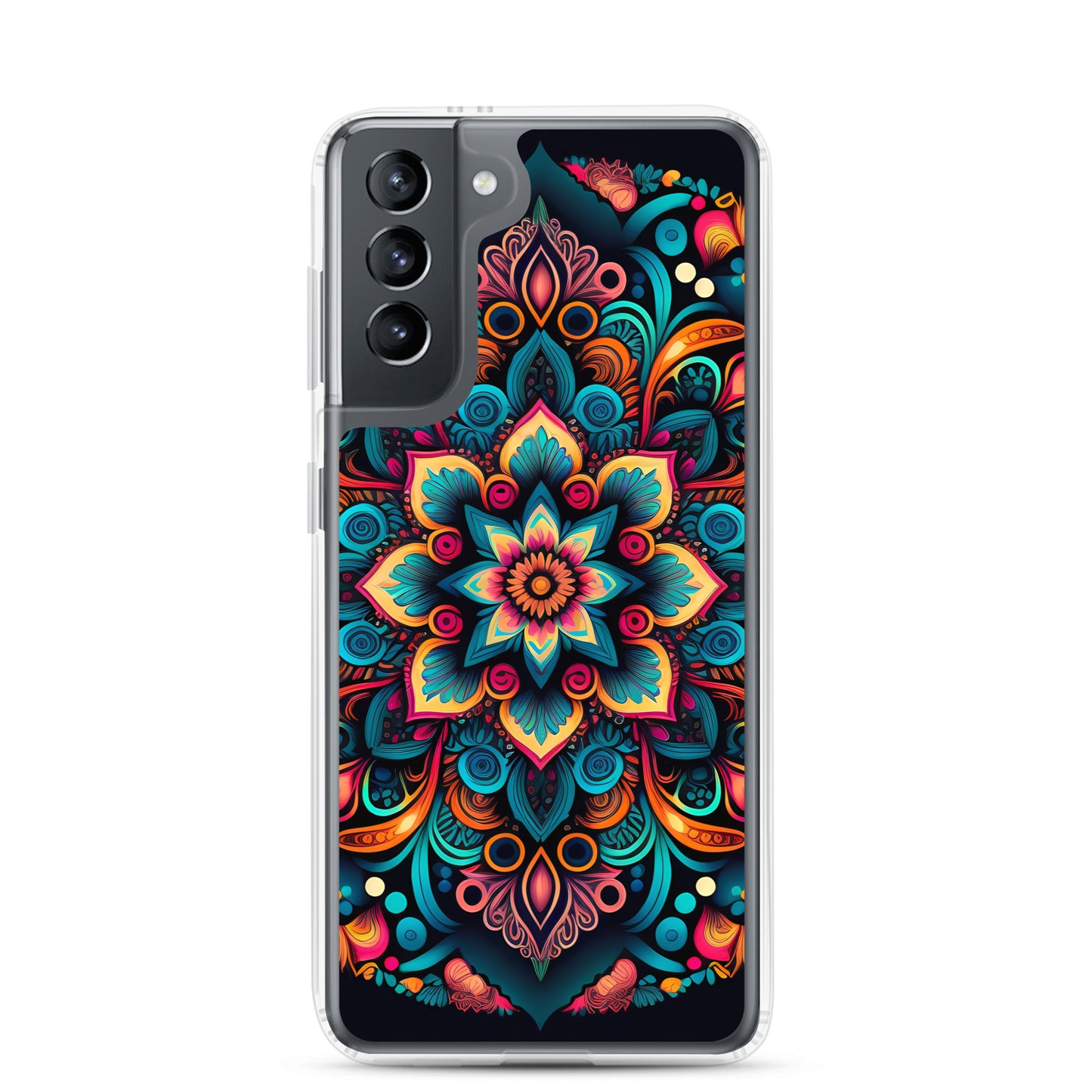 Samsung Case - Neon Mandala
