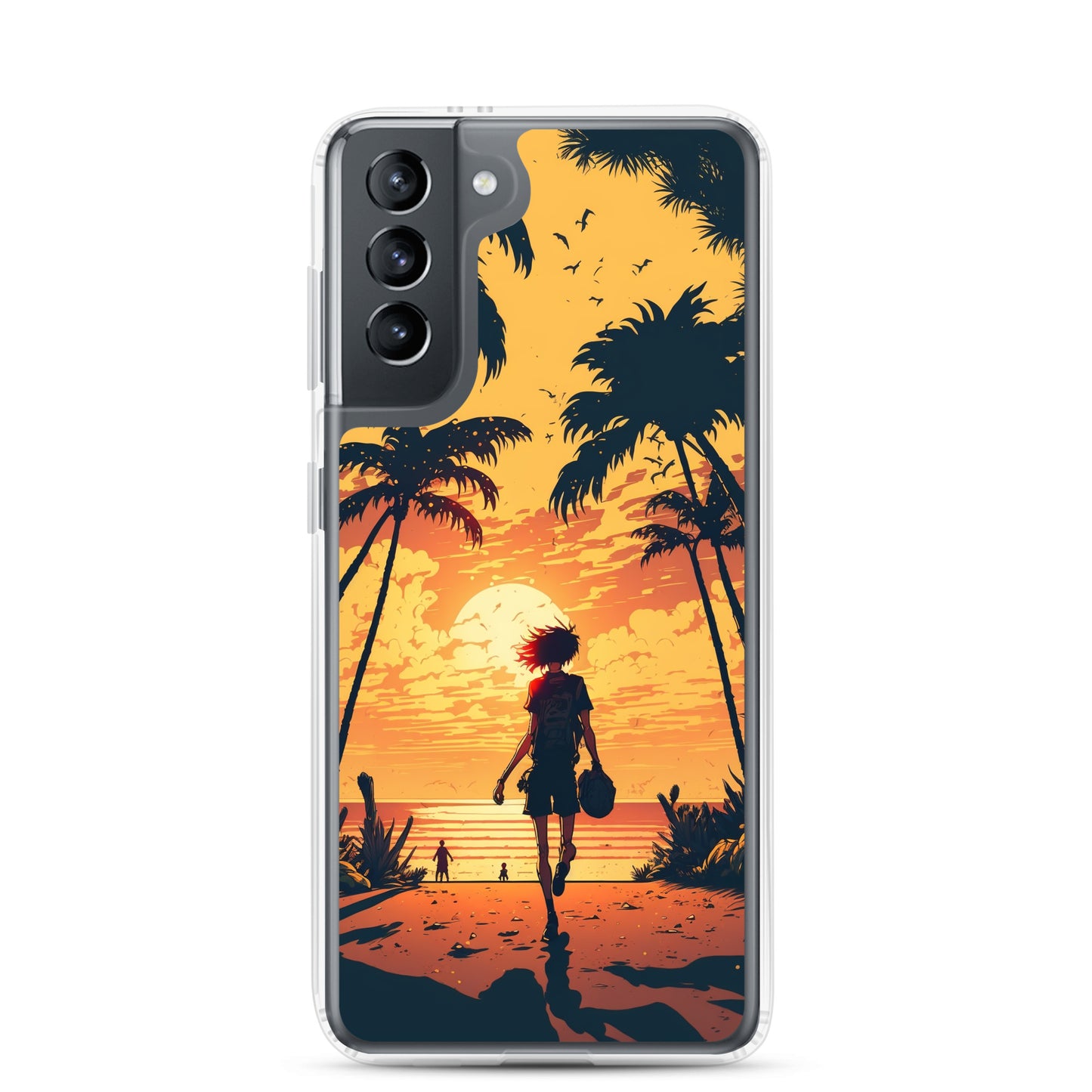 Samsung Case - Sunset Beachgoer