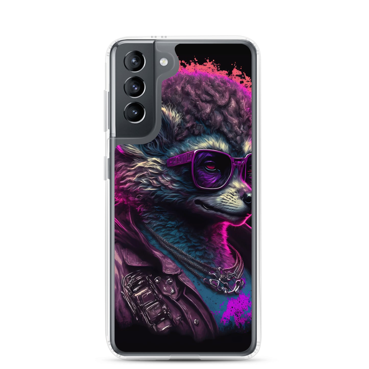 Samsung Case - Synthwave Leather Llama