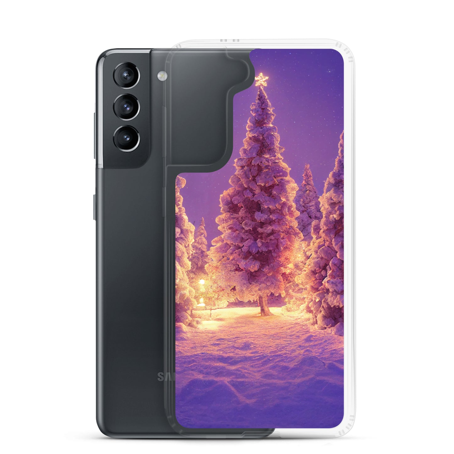 Samsung Case - Snowy Christmas Tree