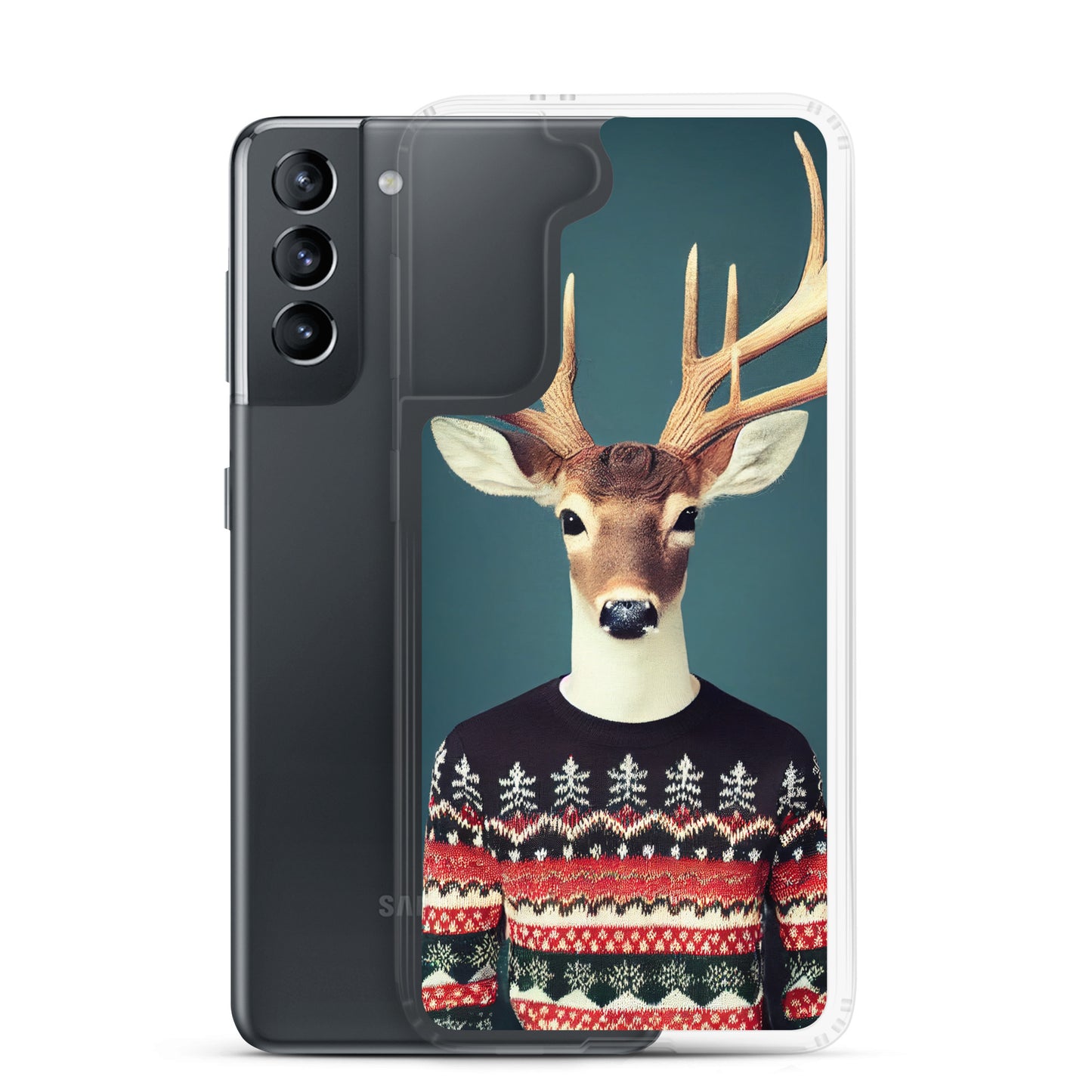 Samsung Case - Christmas Sweater Deer