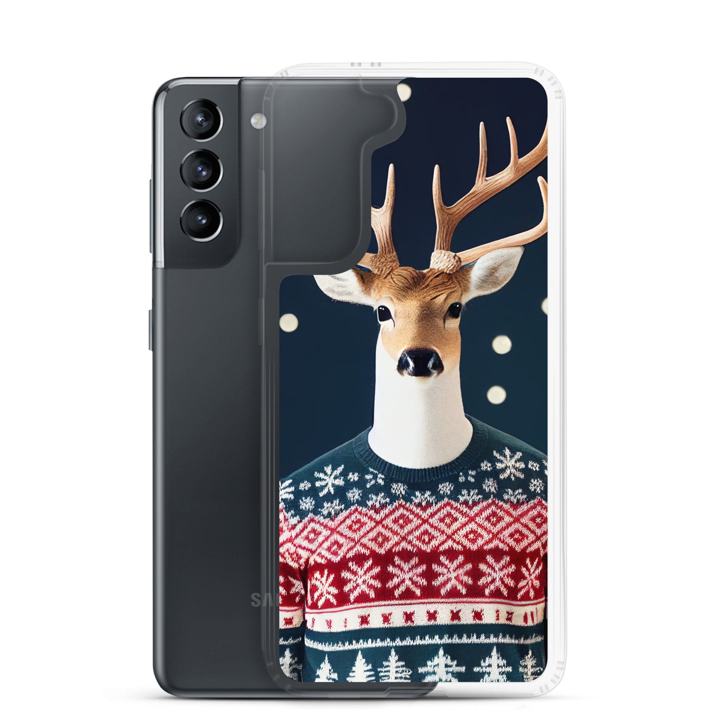 Samsung Case - Deer Christmas Sweater