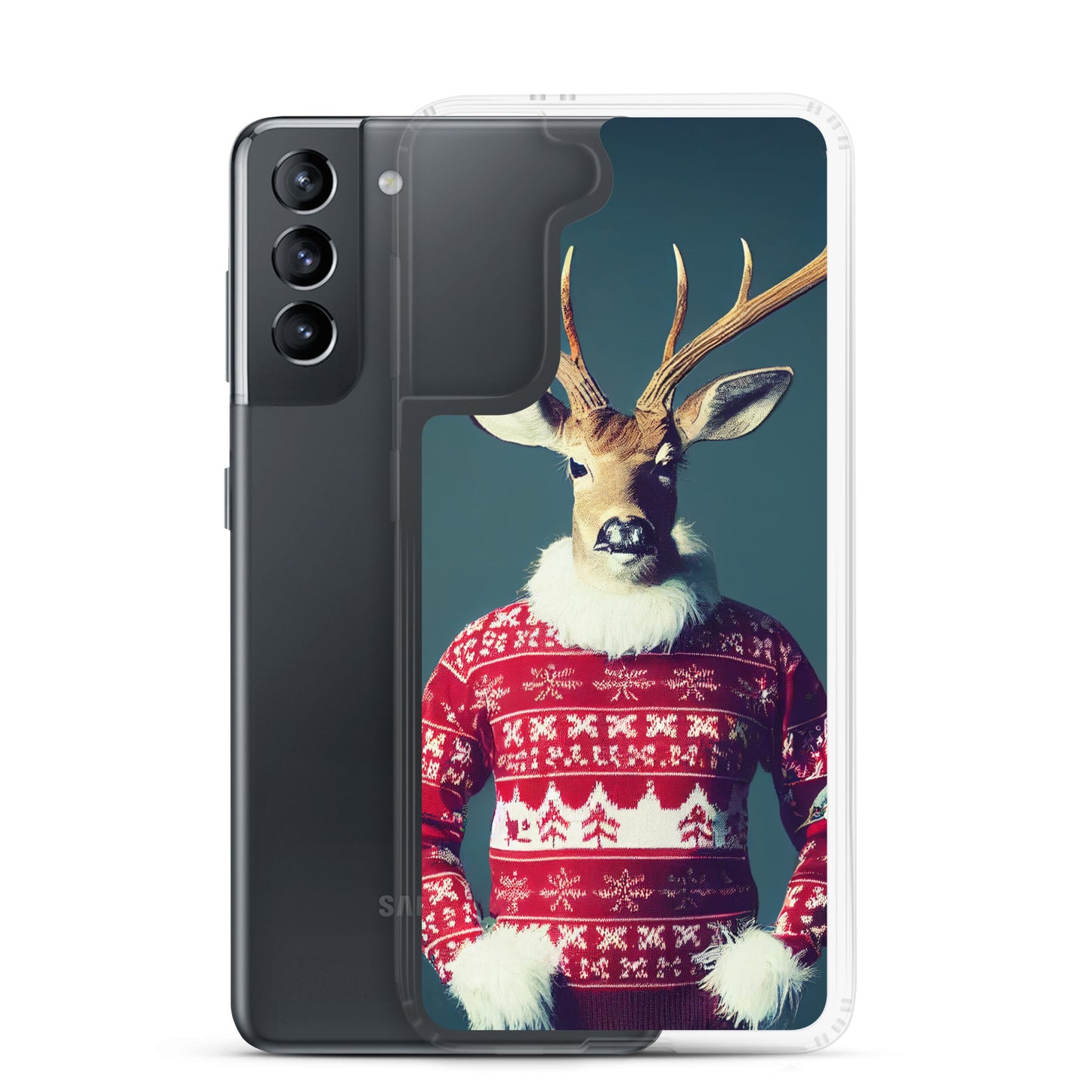 Samsung Case - Deer Christmas Sweater
