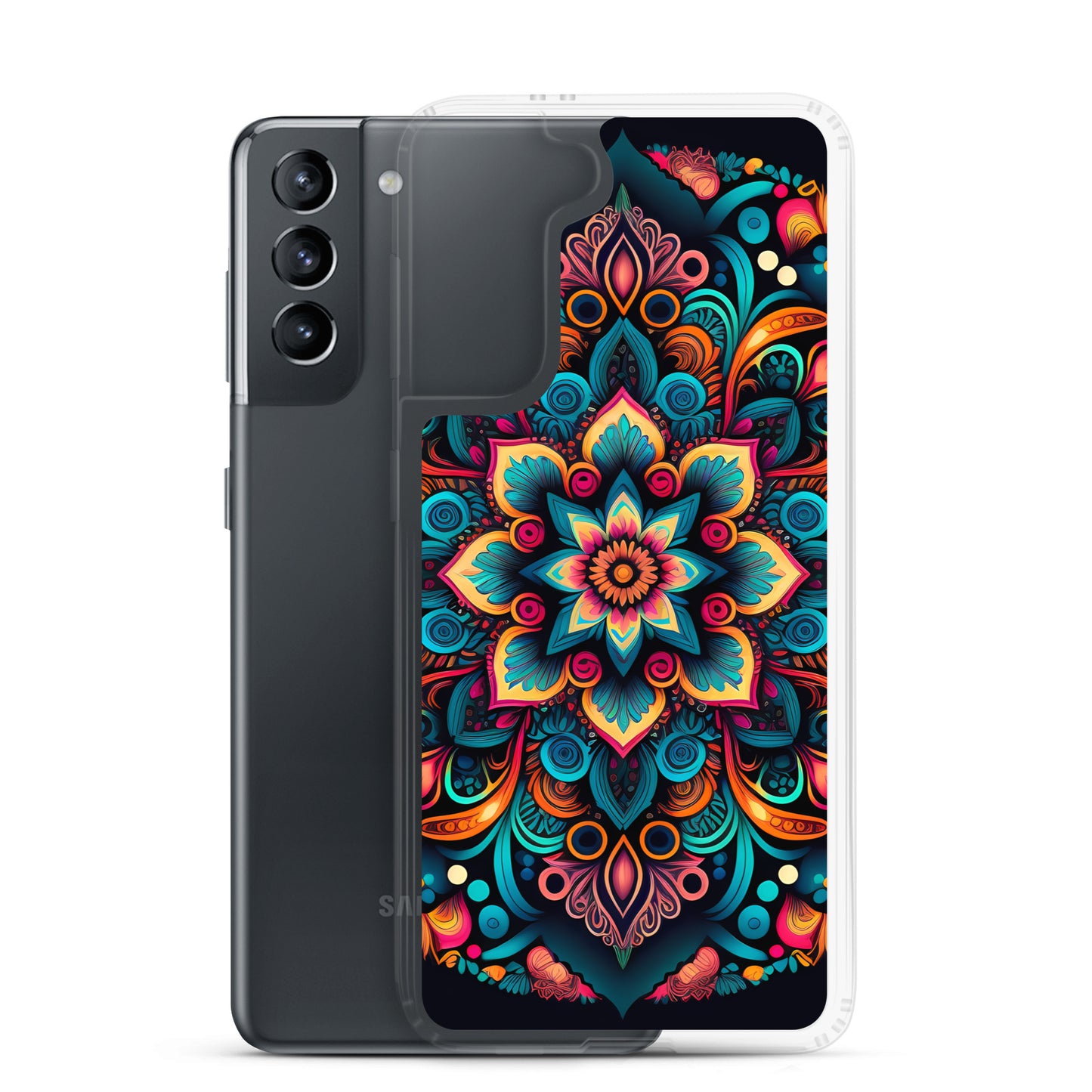 Samsung Case - Neon Mandala