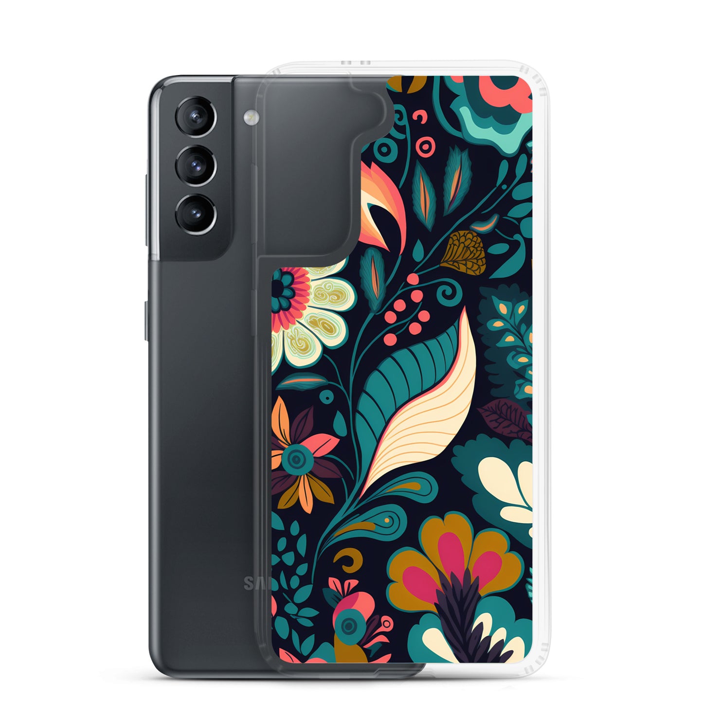 Samsung Case - Neon Floral