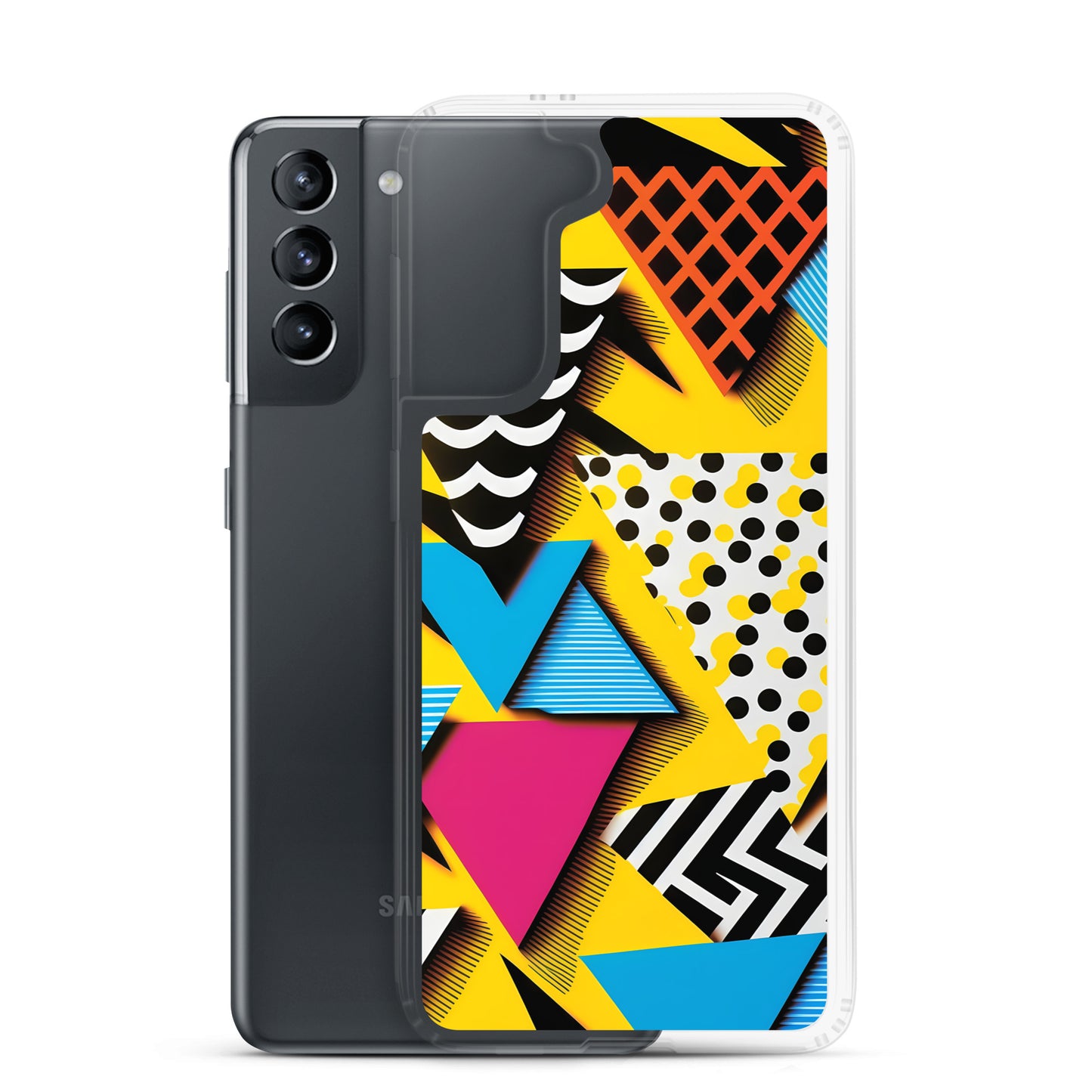 Samsung Case - Bright 80s Pattern