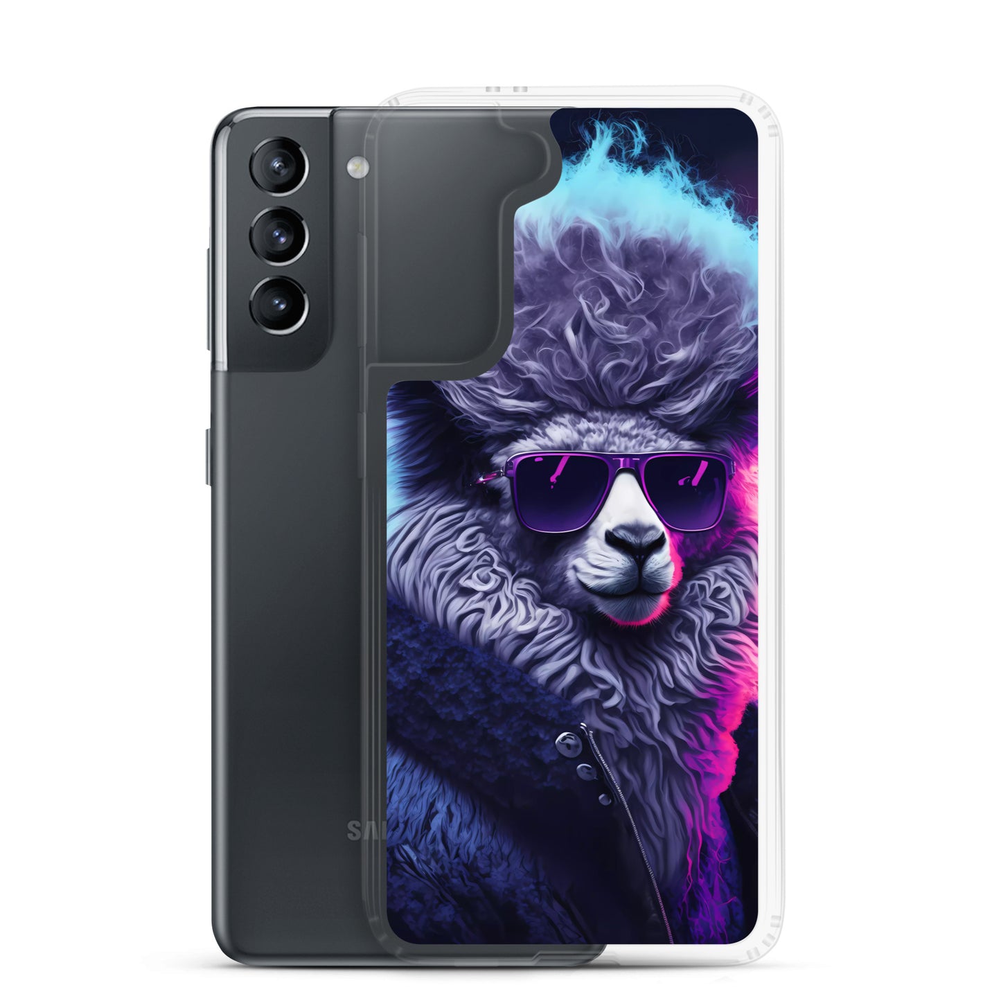 Samsung Case - Synthwave Punk Llama