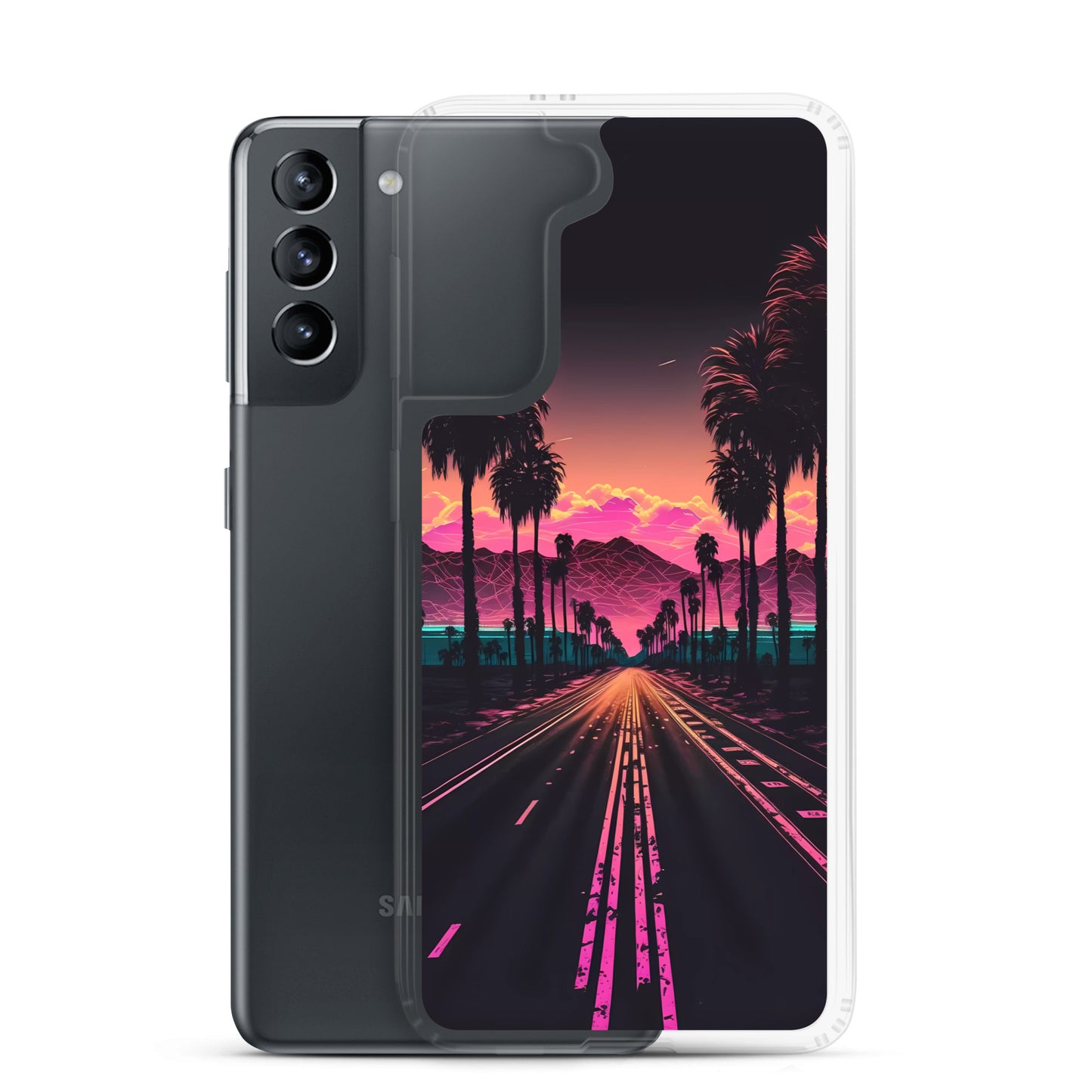 Samsung Case - Synthwave Highway
