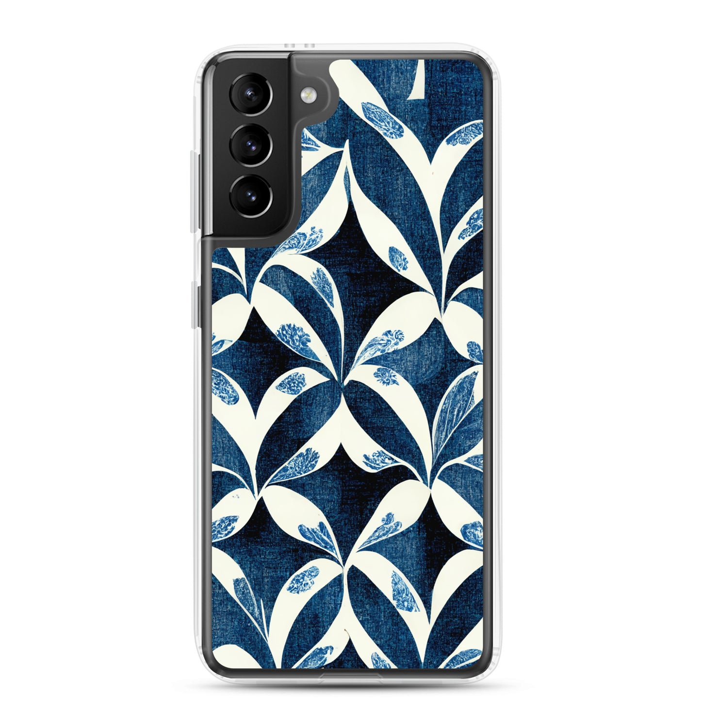 Samsung Case - Blue Leaf