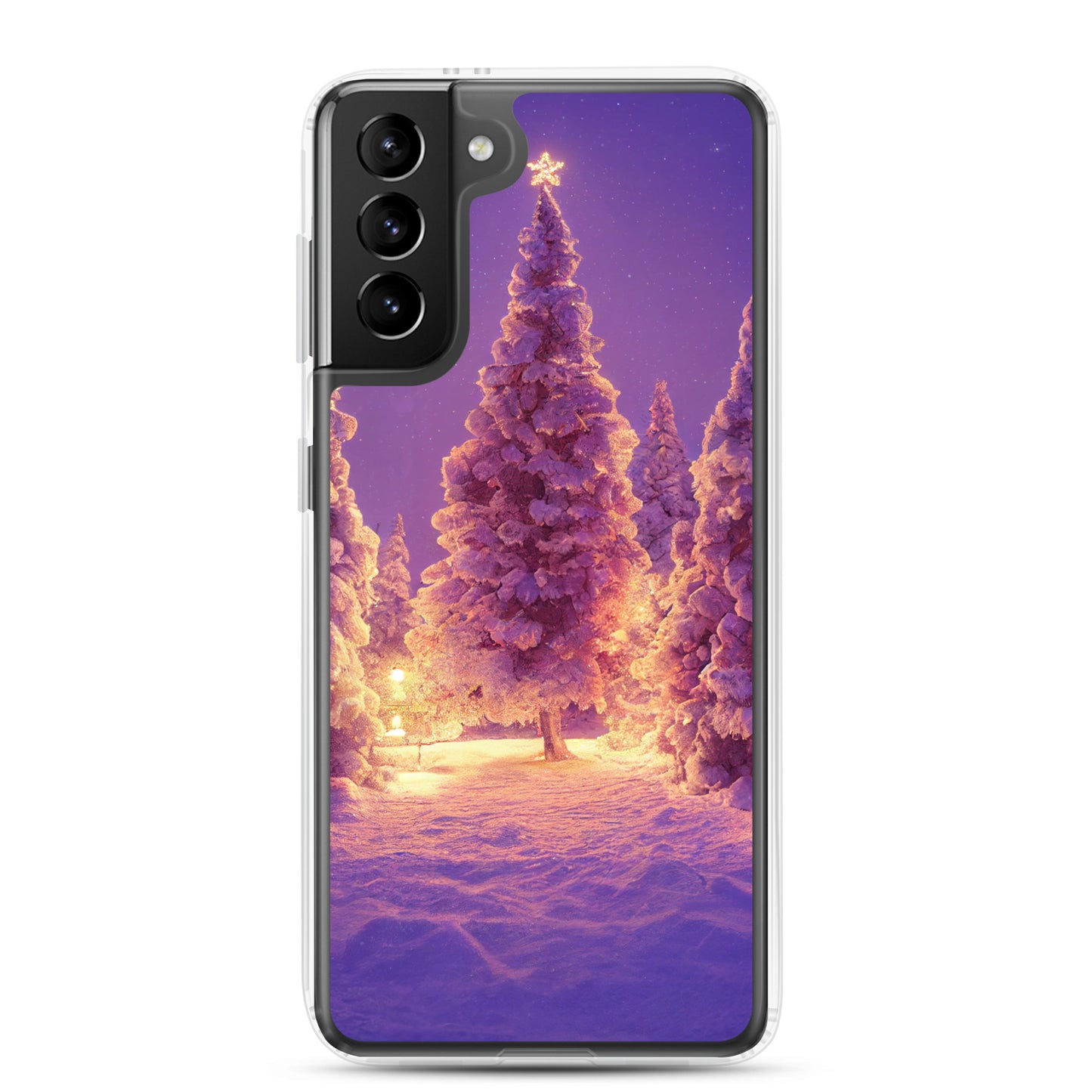 Samsung Case - Snowy Christmas Tree