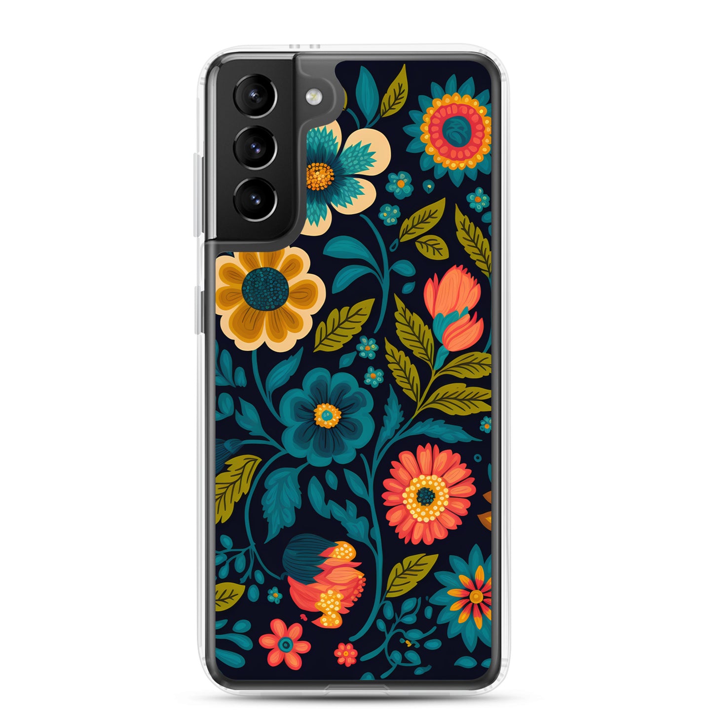Samsung Case - Bright Mixed Blossoms