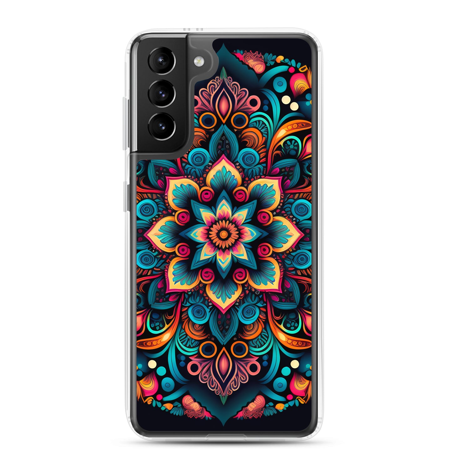 Samsung Case - Neon Mandala