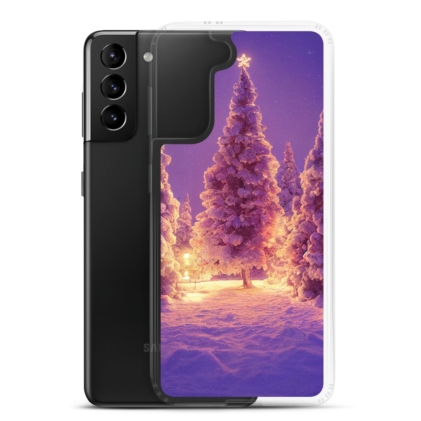 Samsung Case - Snowy Christmas Tree