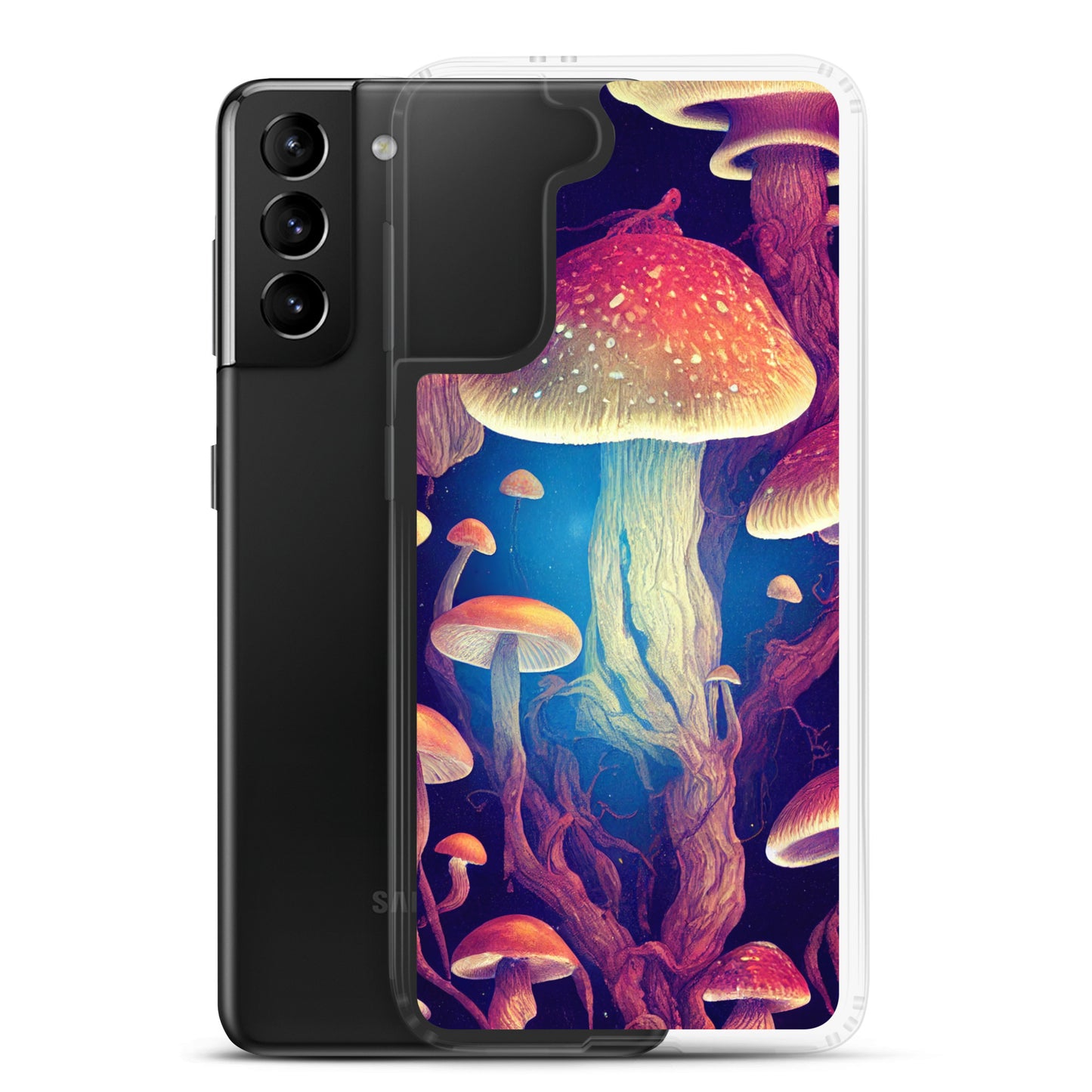 Samsung Phone Case - Mushrooms in Space