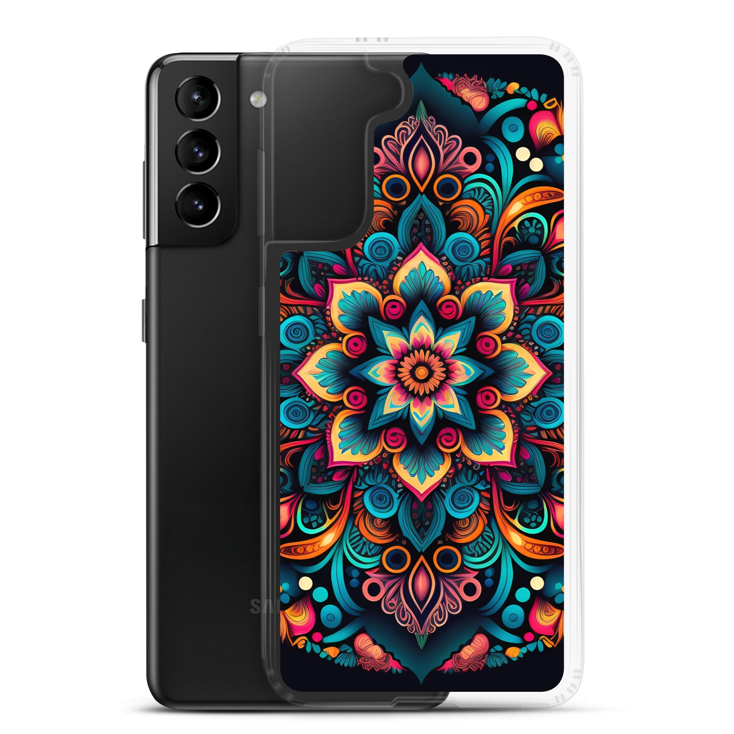 Samsung Case - Neon Mandala