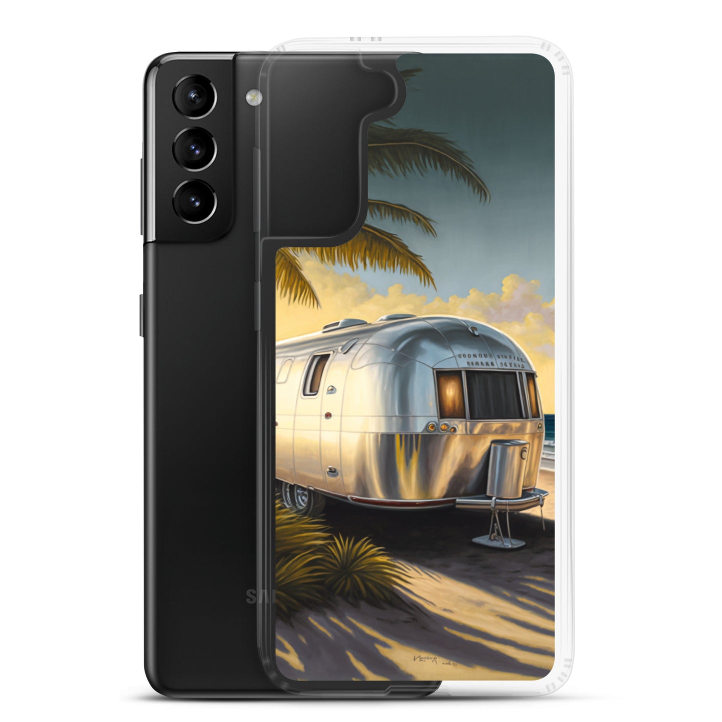 Samsung Case - Chrome Beach Camper