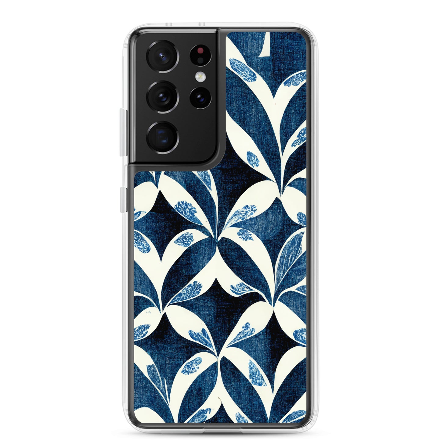Samsung Case - Blue Leaf
