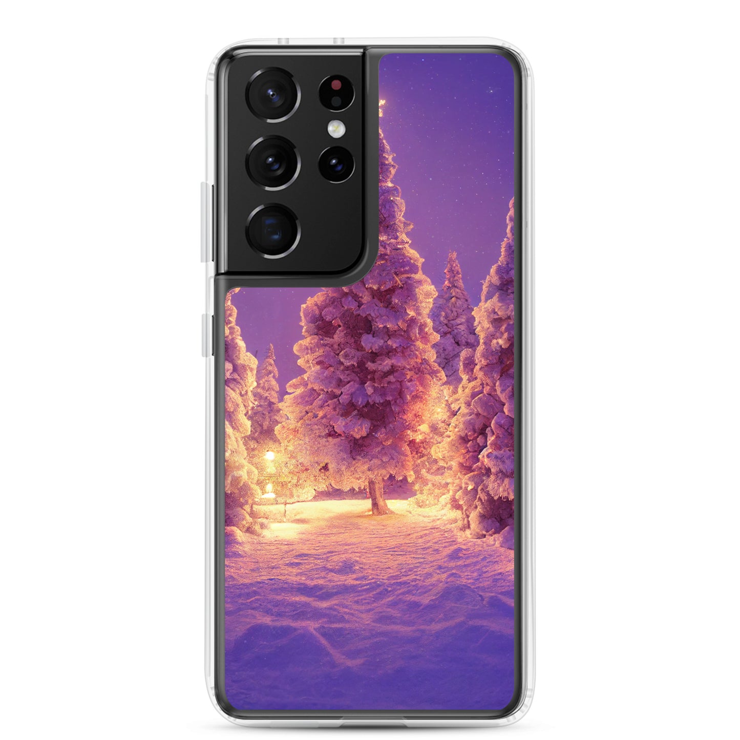 Samsung Case - Snowy Christmas Tree