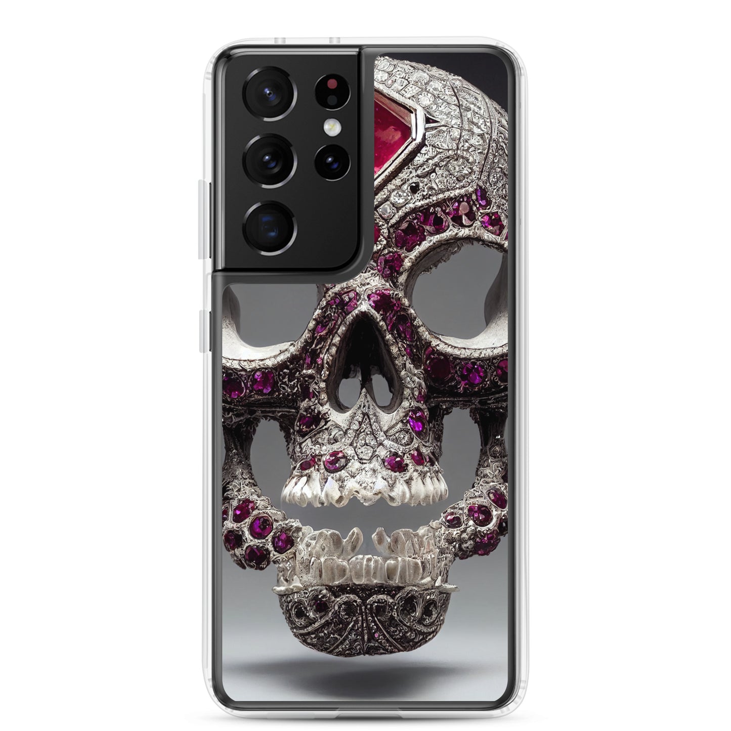 Samsung Case - Ornamental Ruby Skull