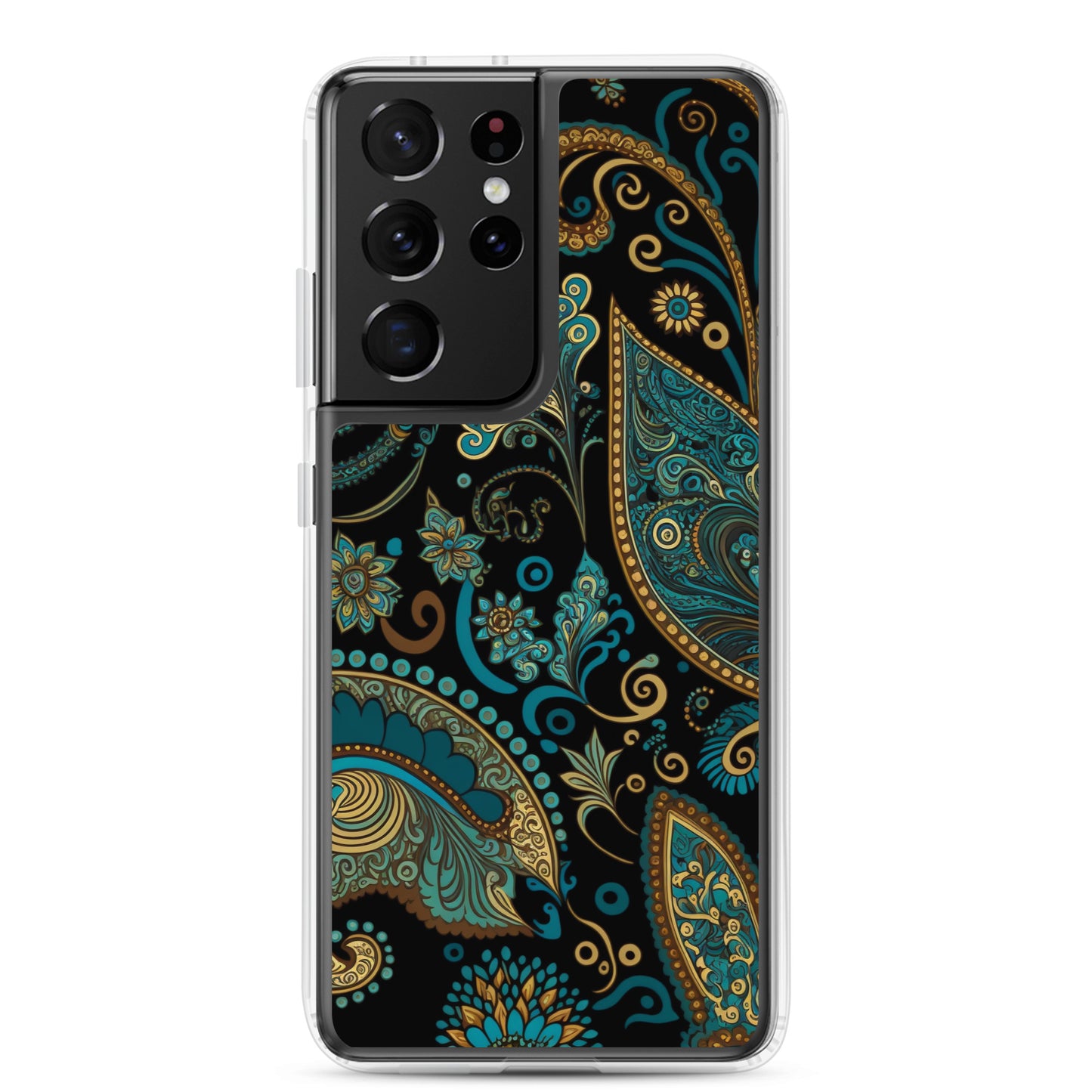 Samsung Case - Turquoise Paisley