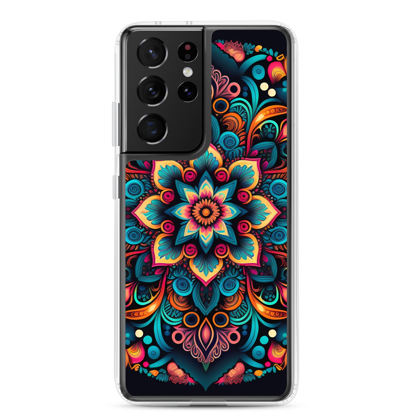 Samsung Case - Neon Mandala