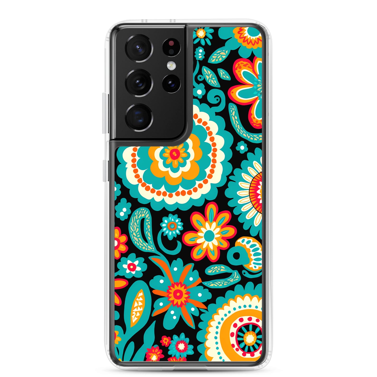 Samsung Case - Turquoise Floral