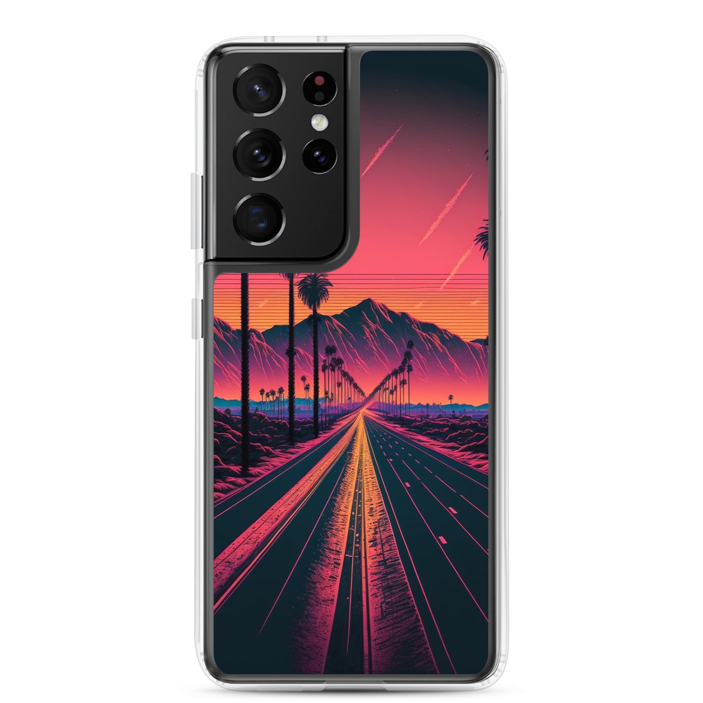 Samsung Case - Synthwave Desert Highway