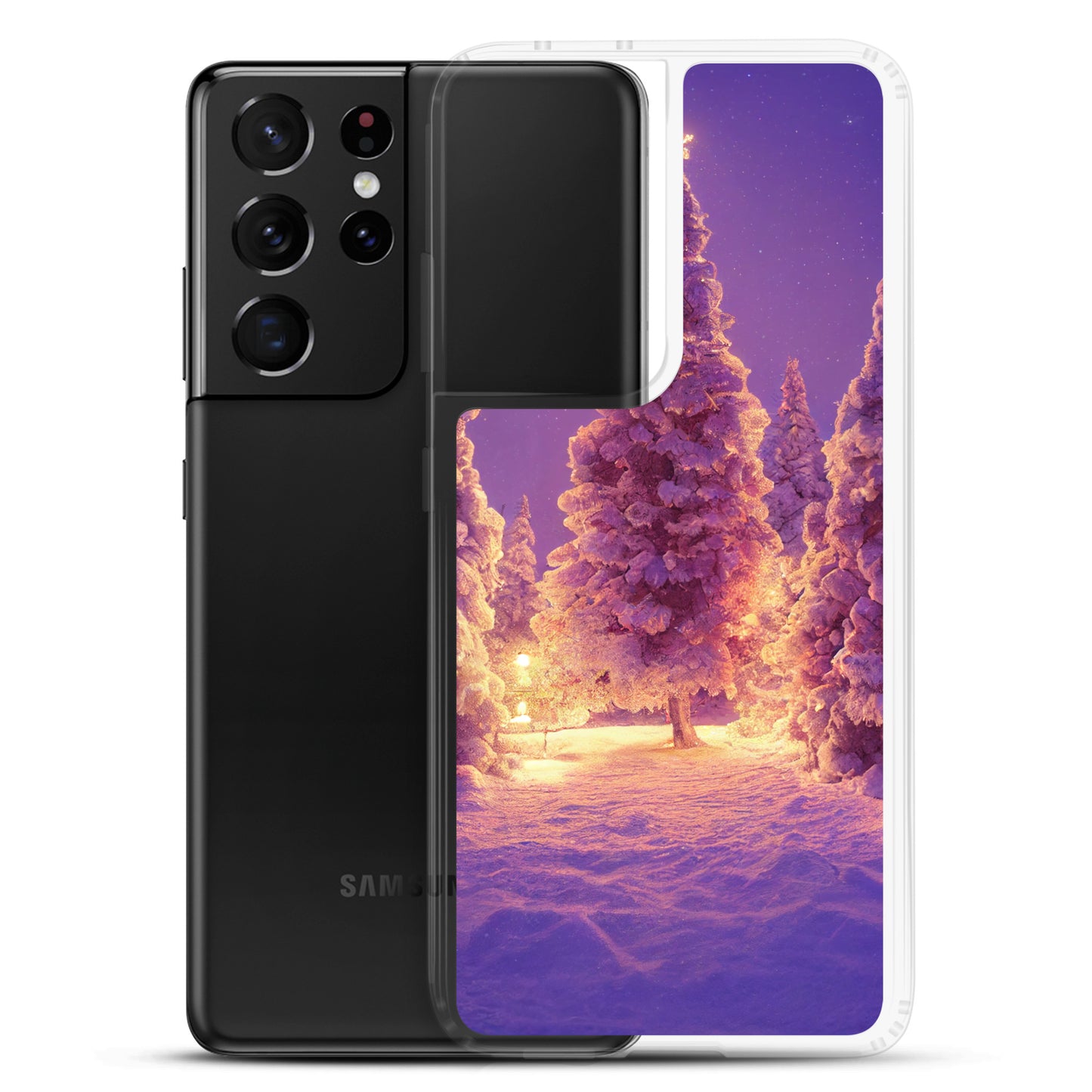 Samsung Case - Snowy Christmas Tree