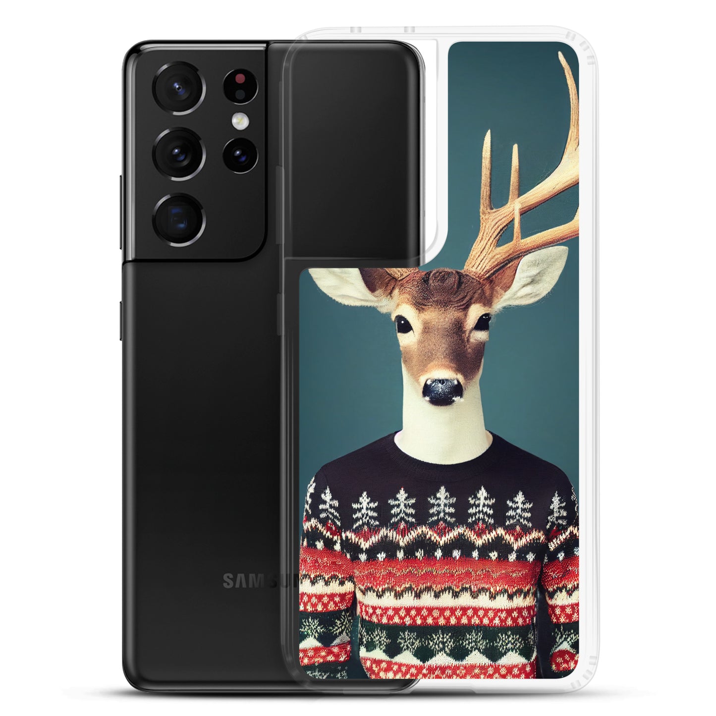 Samsung Case - Christmas Sweater Deer