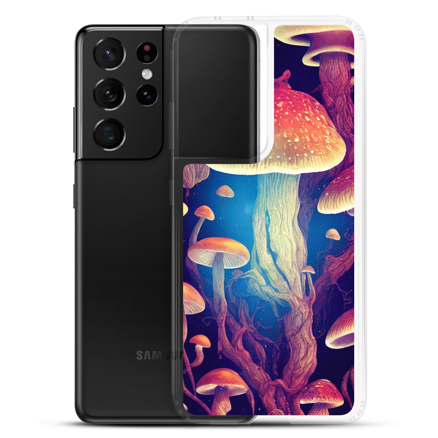 Samsung Phone Case - Mushrooms in Space
